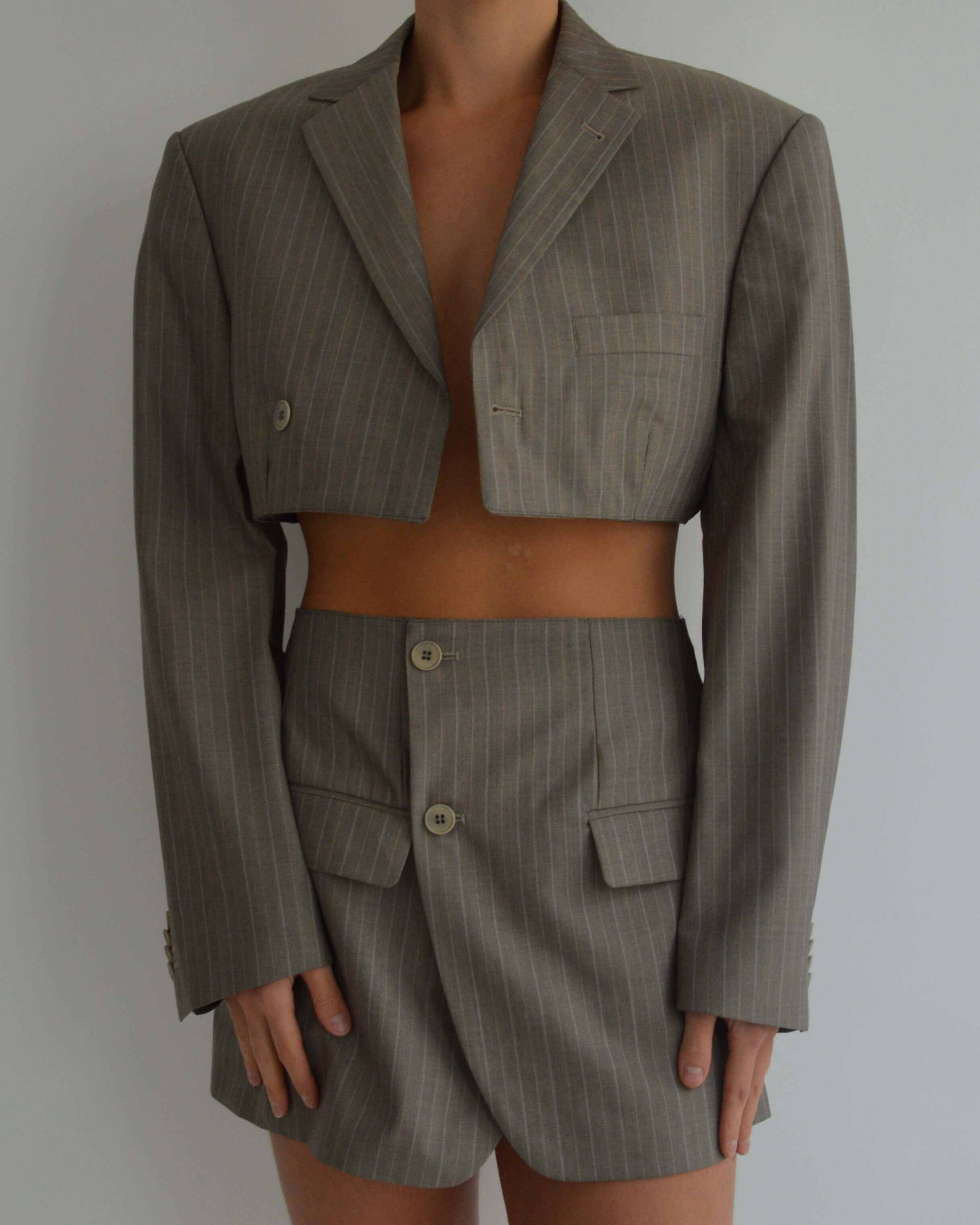 Blaset - Lignes de couleur beige (S/M)