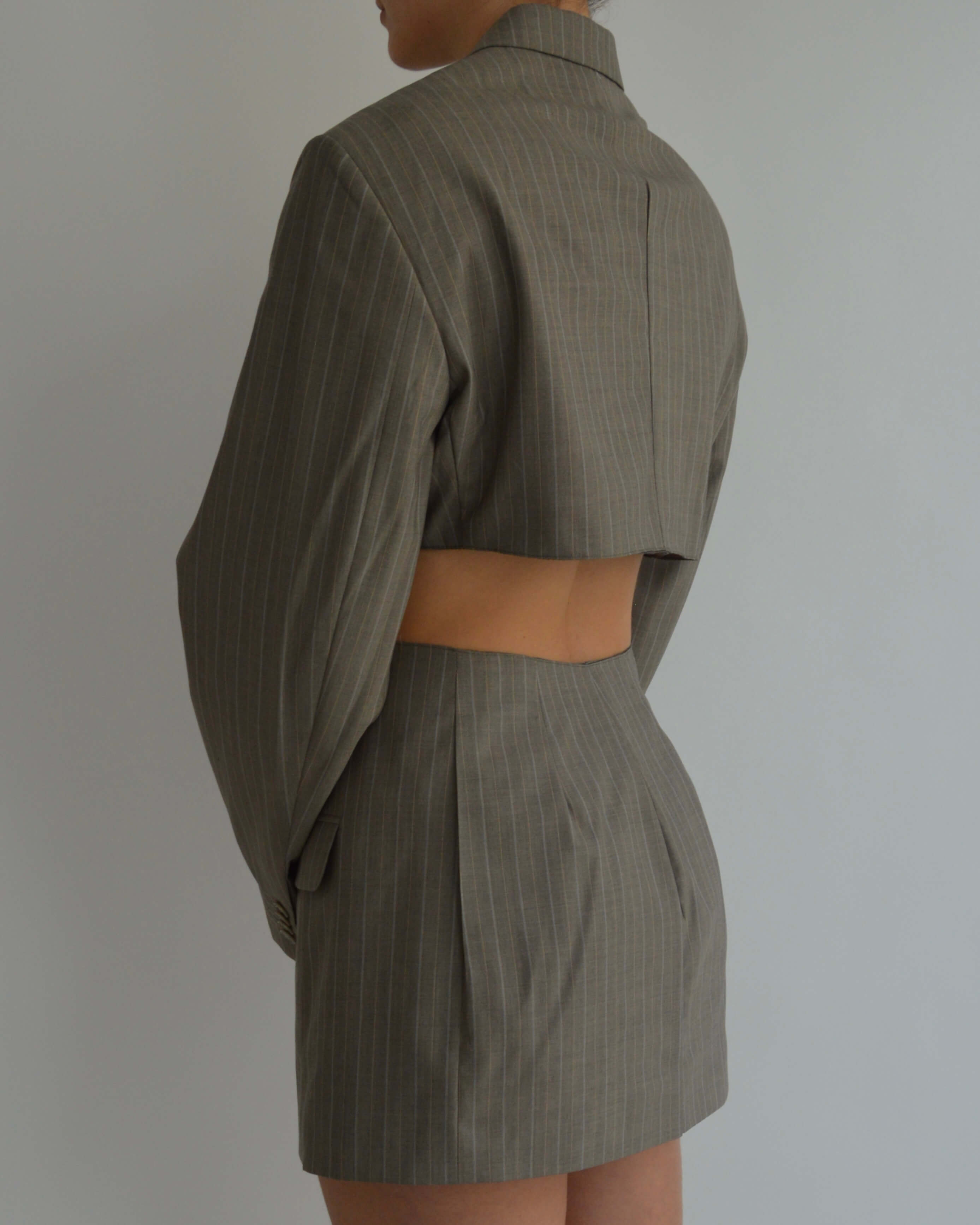 Blaset - Lignes de couleur beige (S/M)