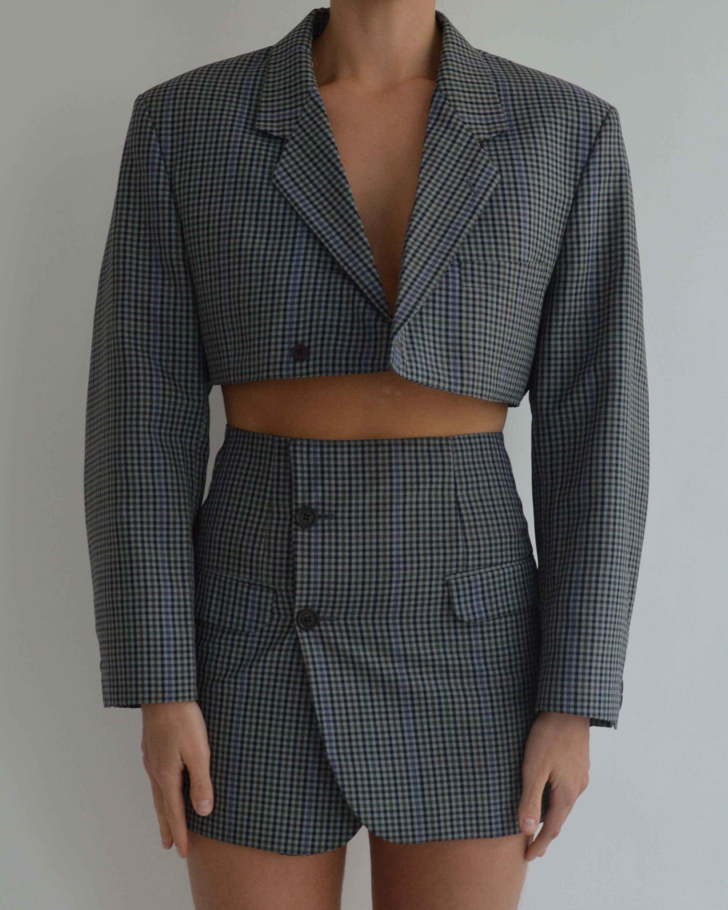 Blaset - Bleu à carreaux (XS/S)