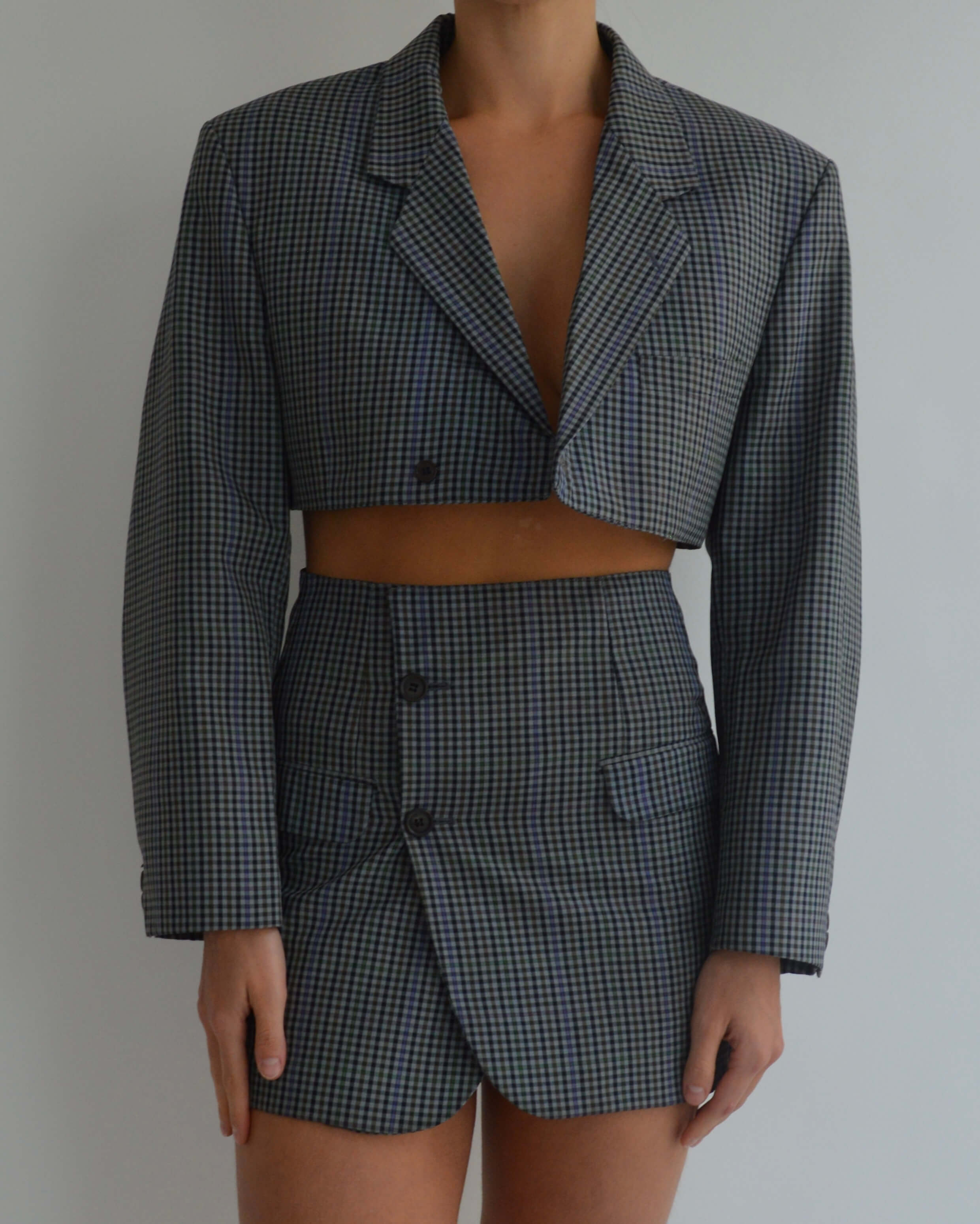 Blaset - Bleu à carreaux (XS/S)