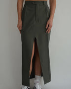 Falda larga - Verde bosque (XS/S)