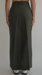 Falda larga - Verde bosque (XS/S)