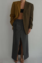 Long Skirt - Blue Beige Line (S/M)
