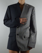 DUO Blazer - Navy and Grey (S/L)