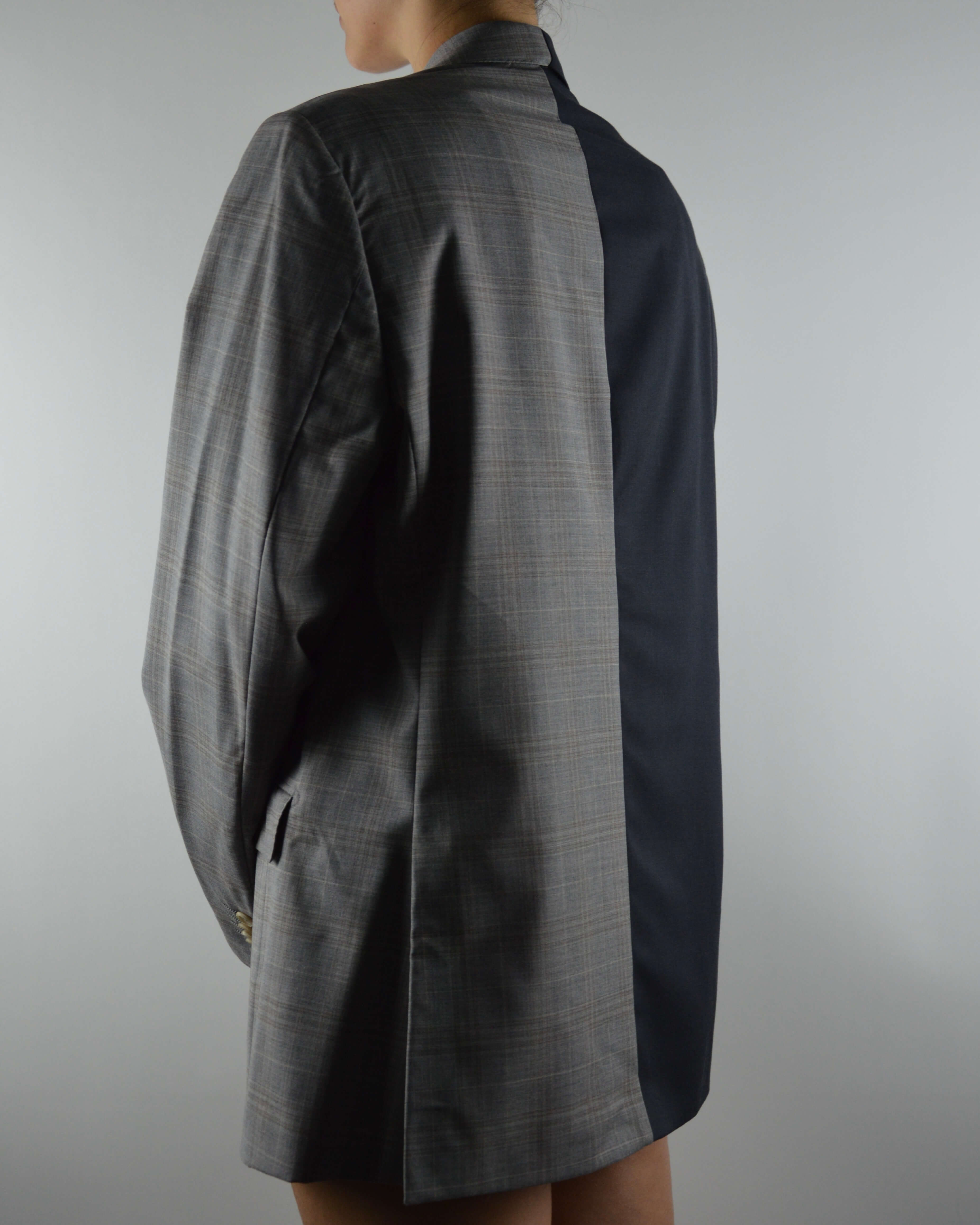 DUO Blazer - Navy and Grey (S/L)