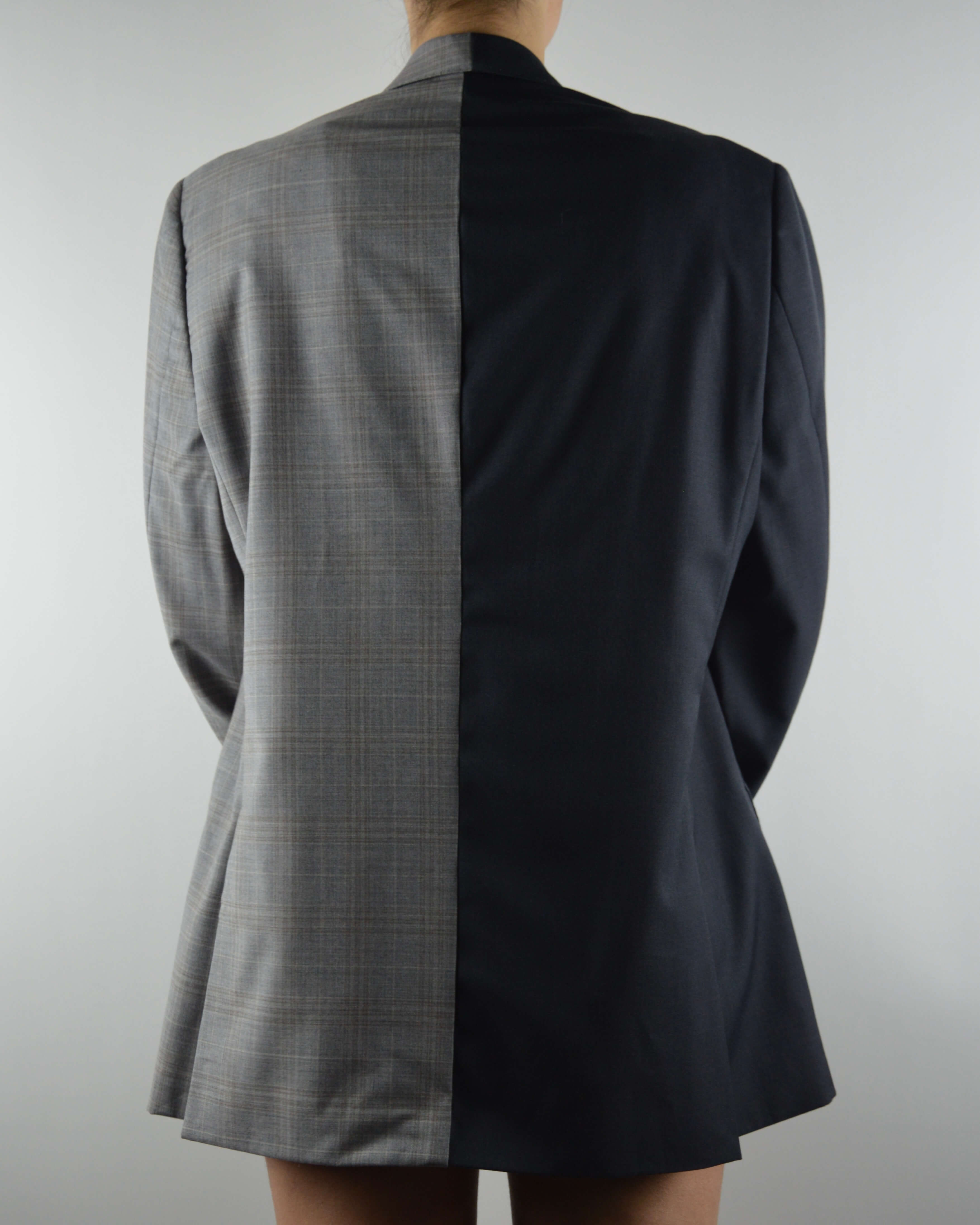 DUO Blazer - Navy and Grey (S/L)