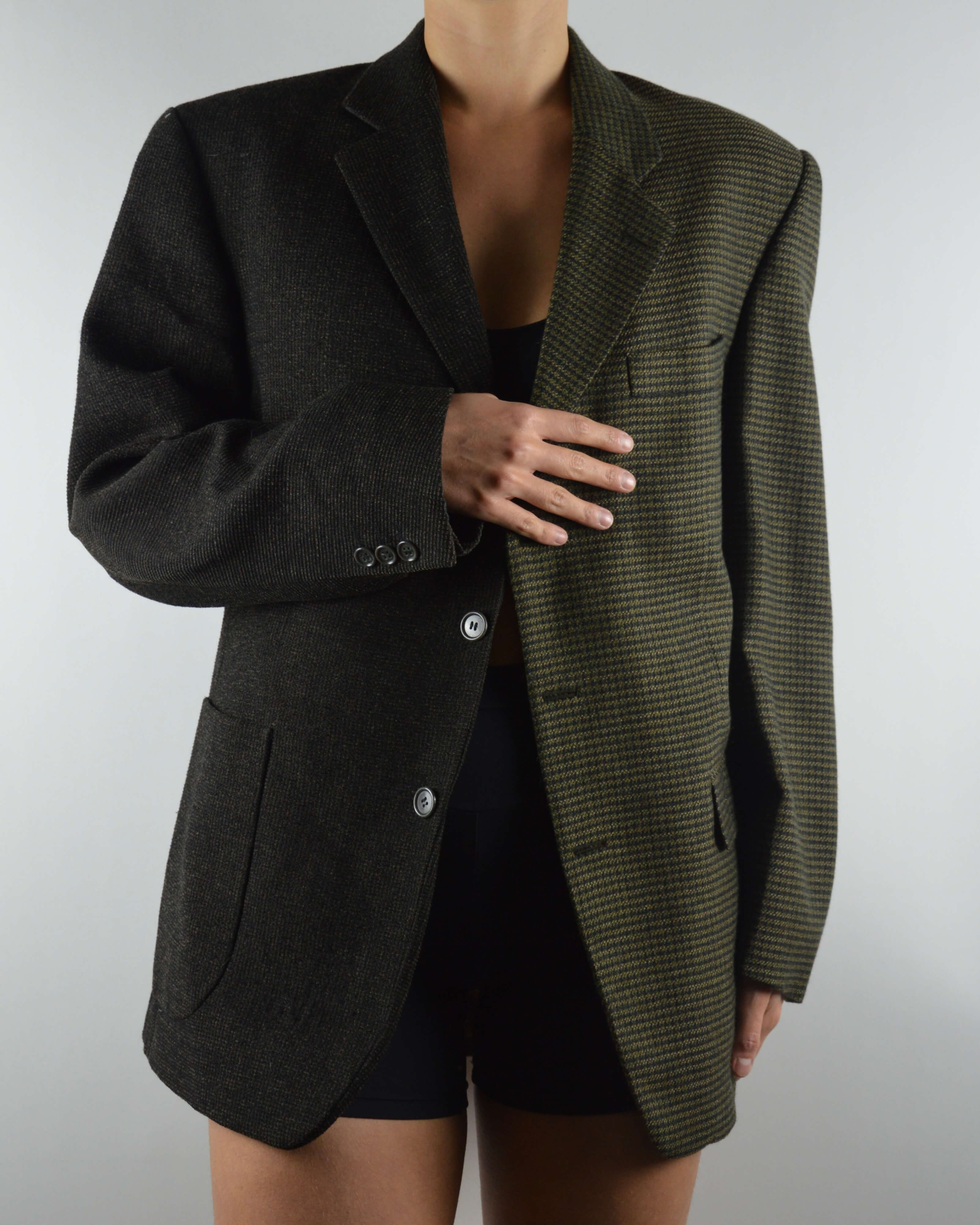 DUO Blazer - Textured Dark Green (XS/M)