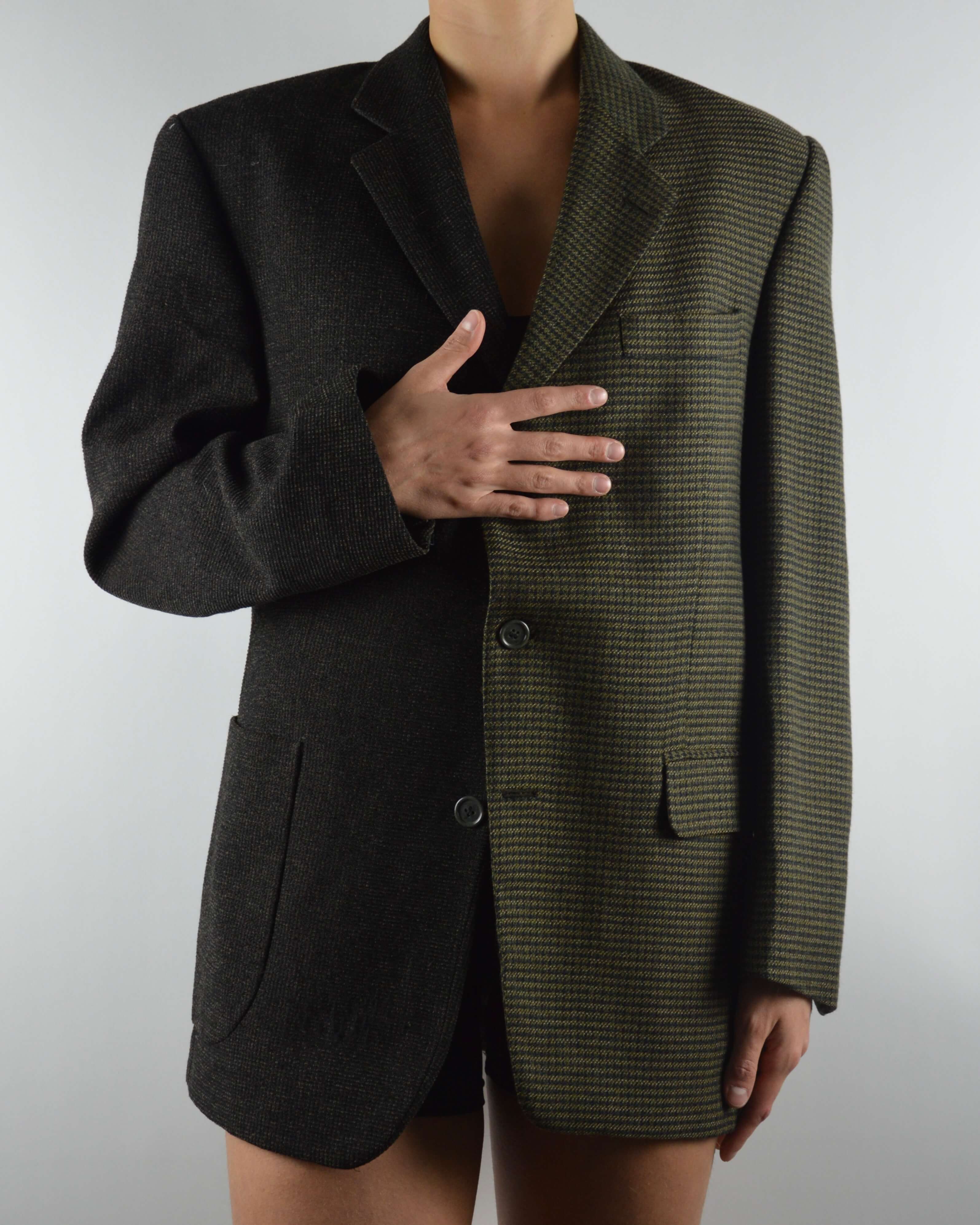 DUO Blazer - Textured Dark Green (XS/M)