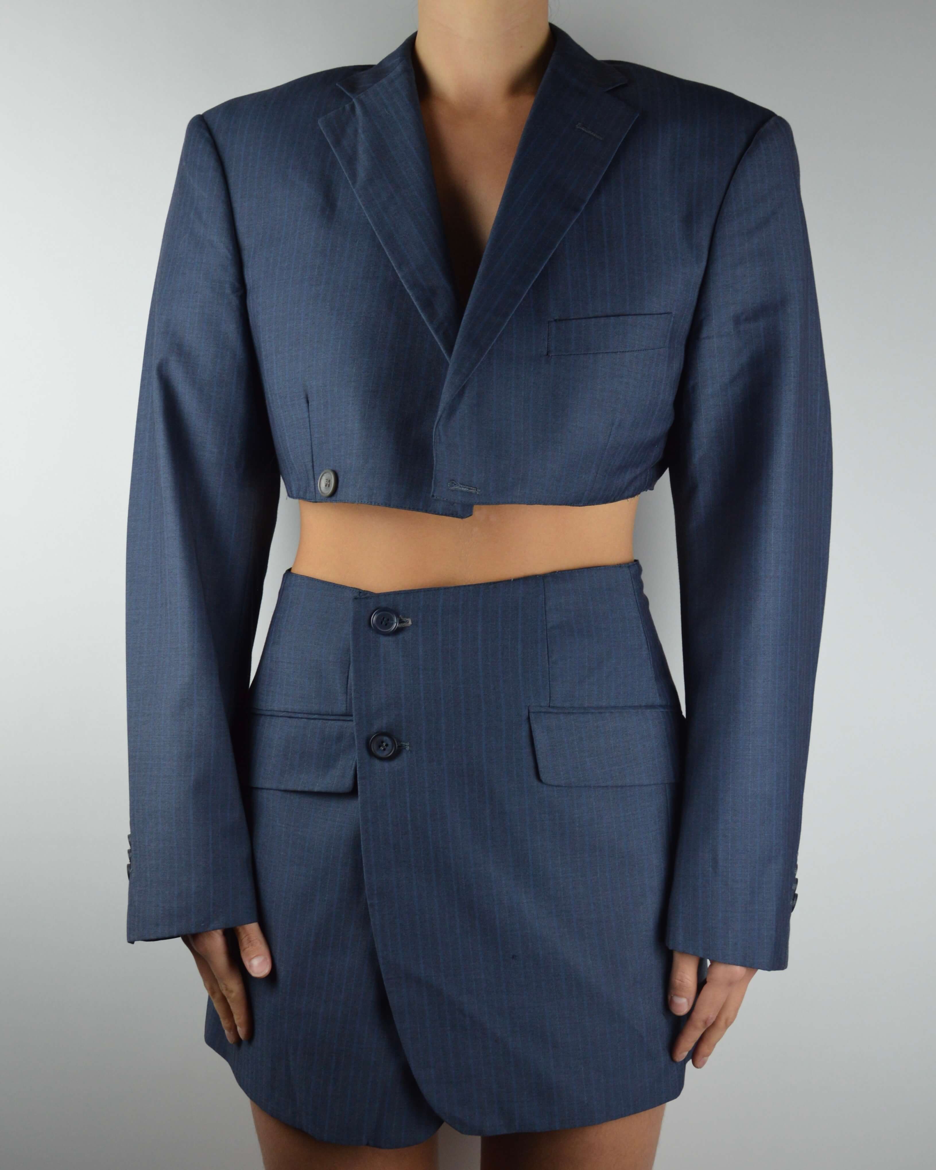 Blaset - Blue Lighter Blue Lines (S/M)