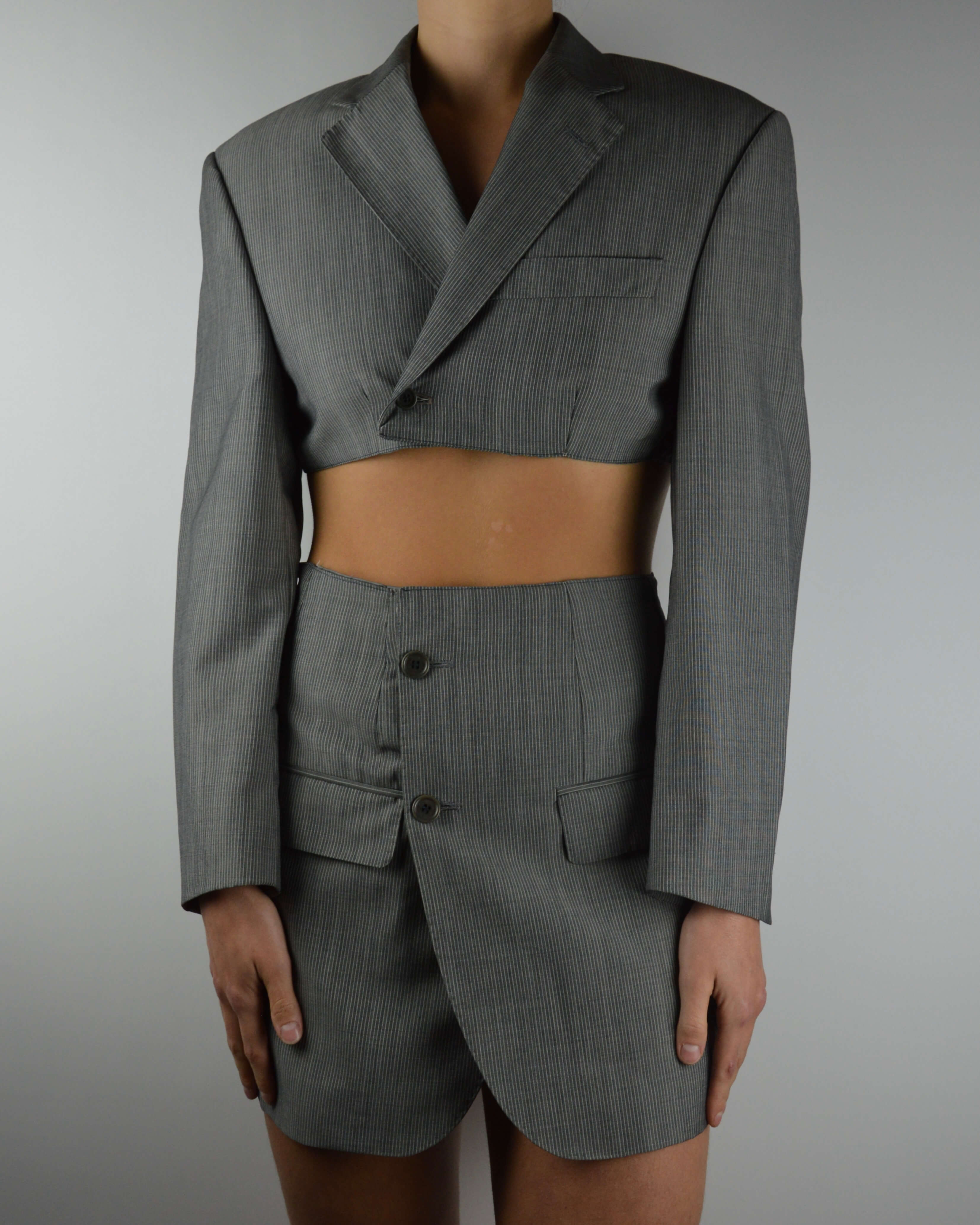 Blaset - Grey White Lines (XS/S)