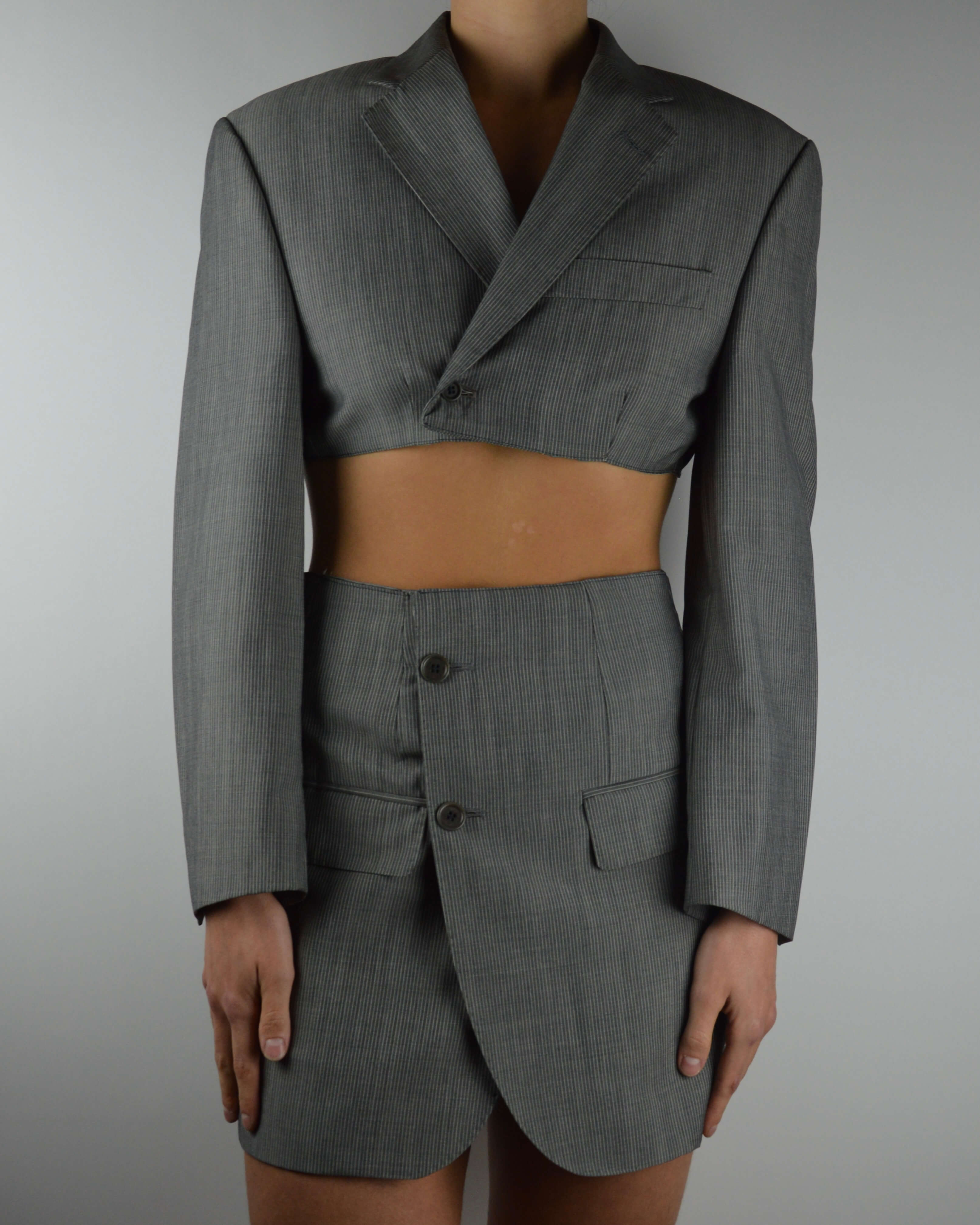 Blaset - Grey White Lines (XS/S)