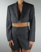 Blaset - Dark Grey Blue Lines (S/M)