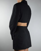 Ensemble veste et jupe longue - Noir parfait (XS/S)
