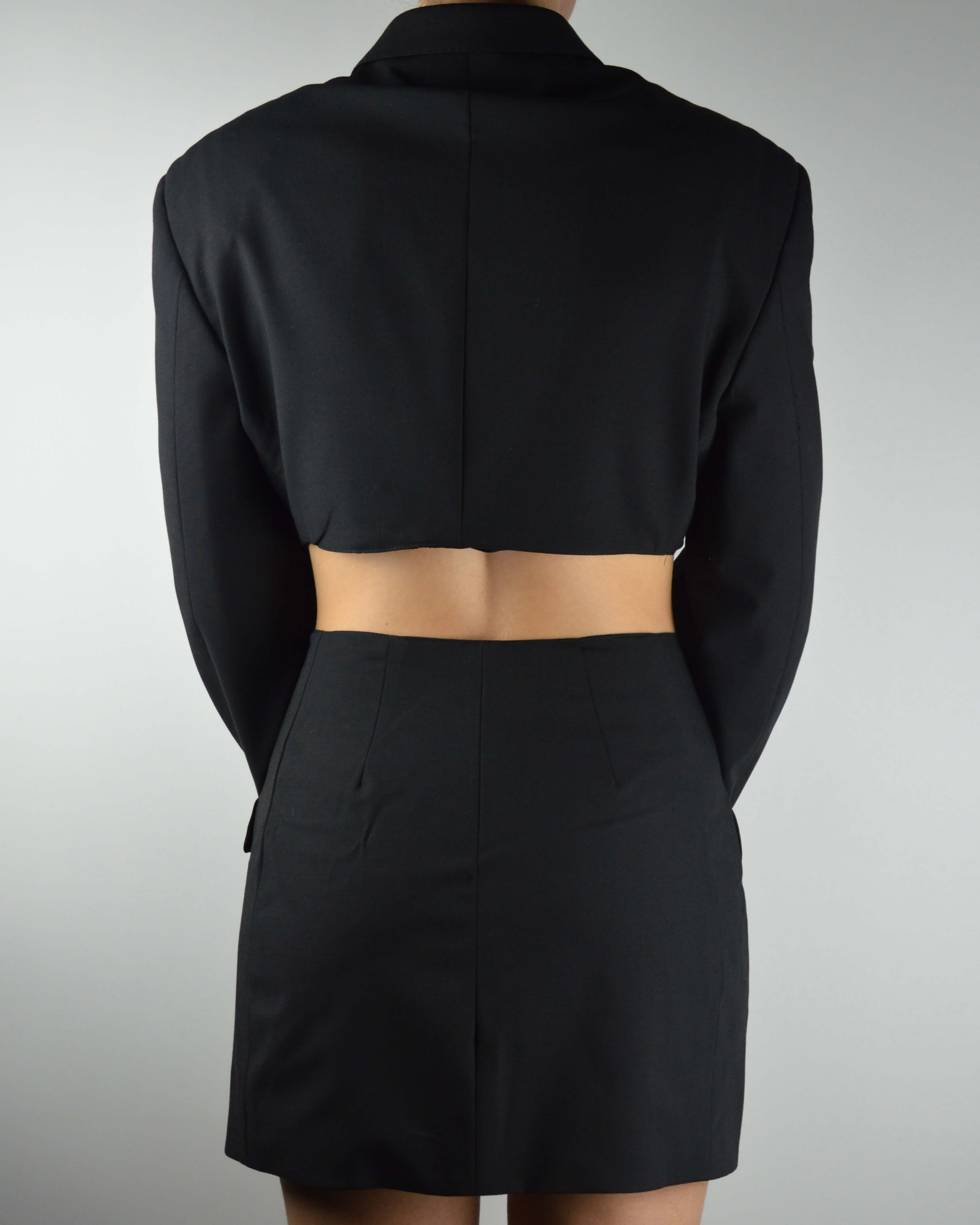 Ensemble veste et jupe longue - Noir parfait (XS/S)