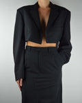 Ensemble veste et jupe longue - Noir parfait (XS/S)
