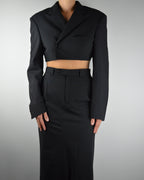 Ensemble veste et jupe longue - Noir parfait (XS/S)