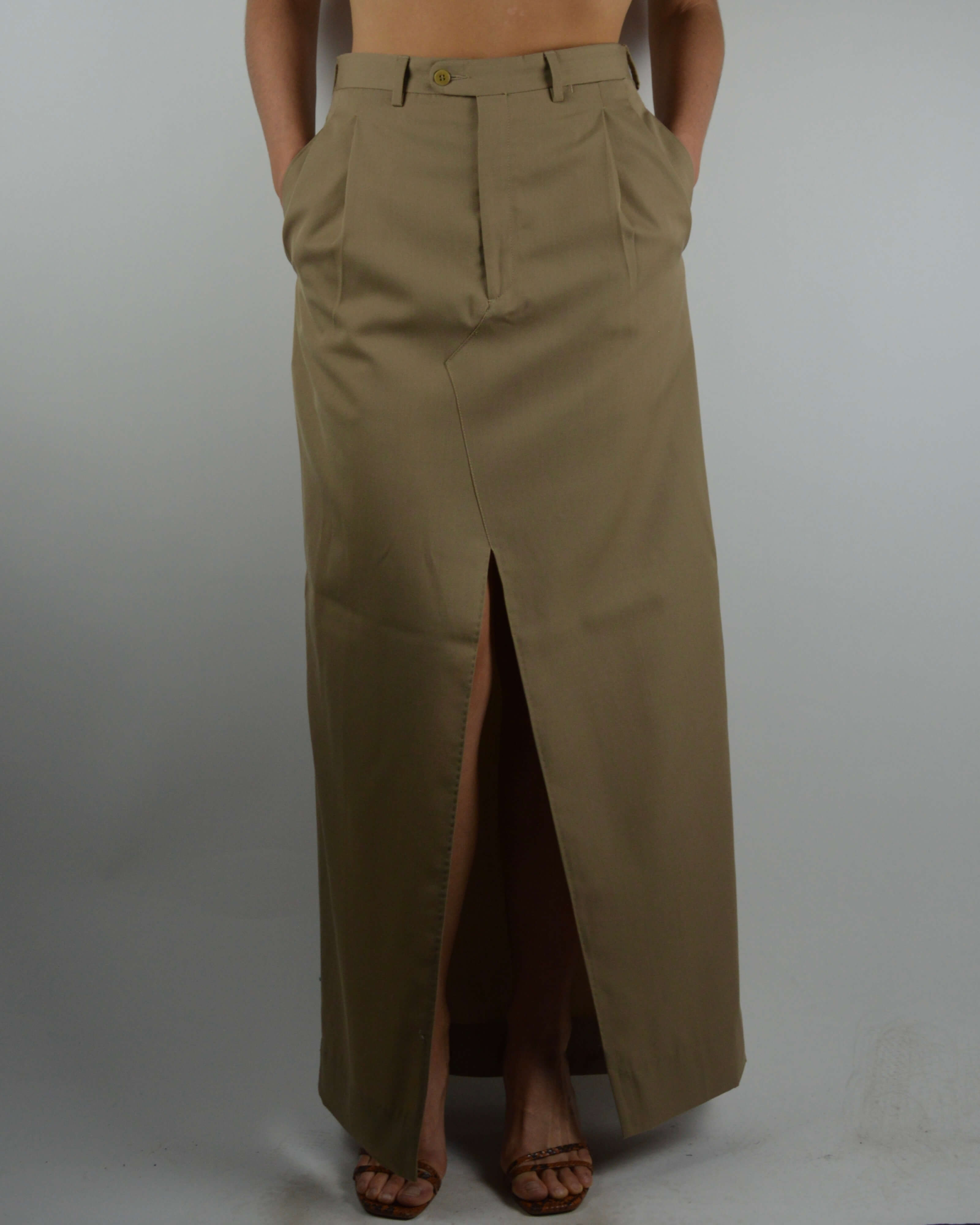 Falda larga - Beige (S/M)