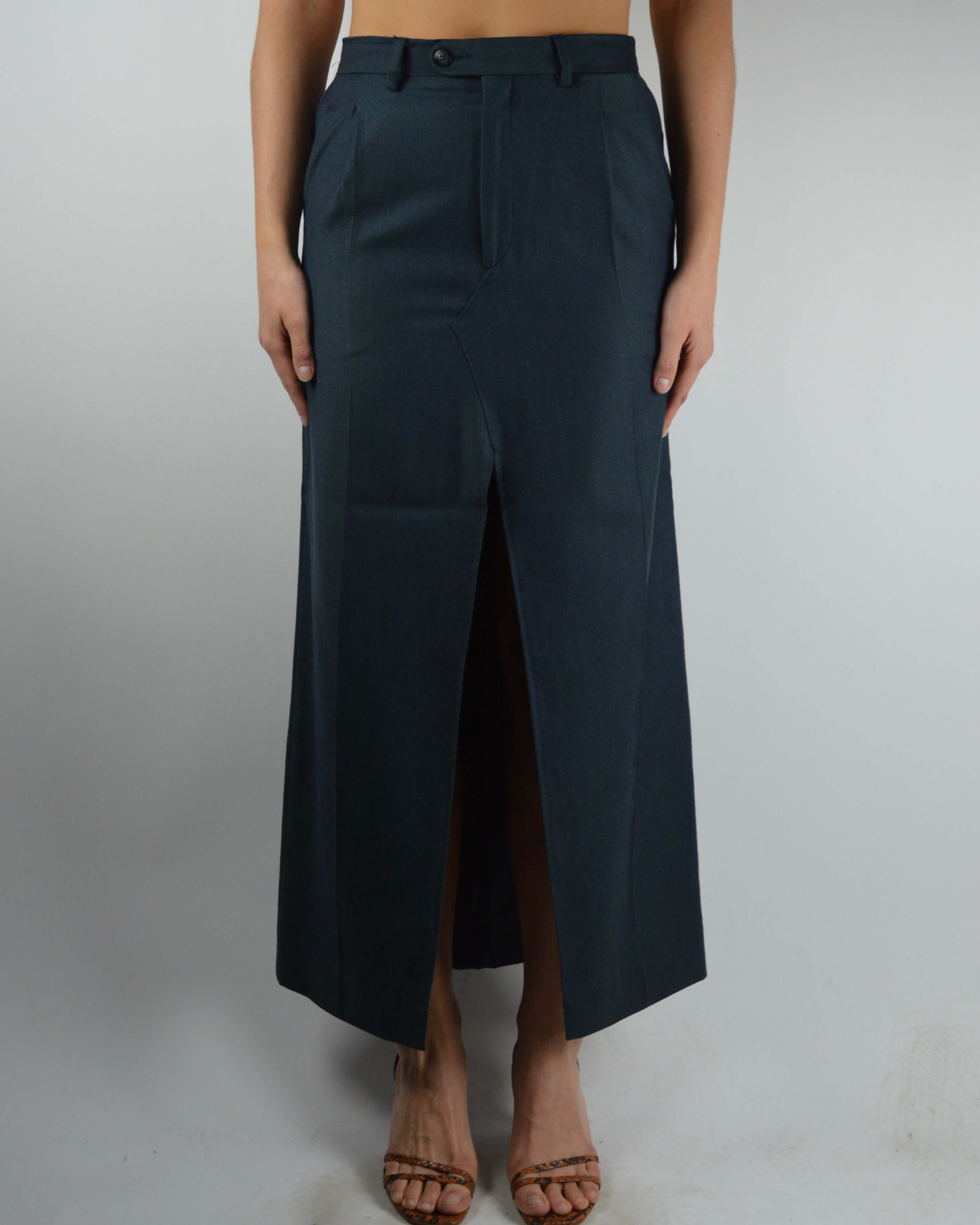 Falda larga - Azul agua de mar (XS/S)