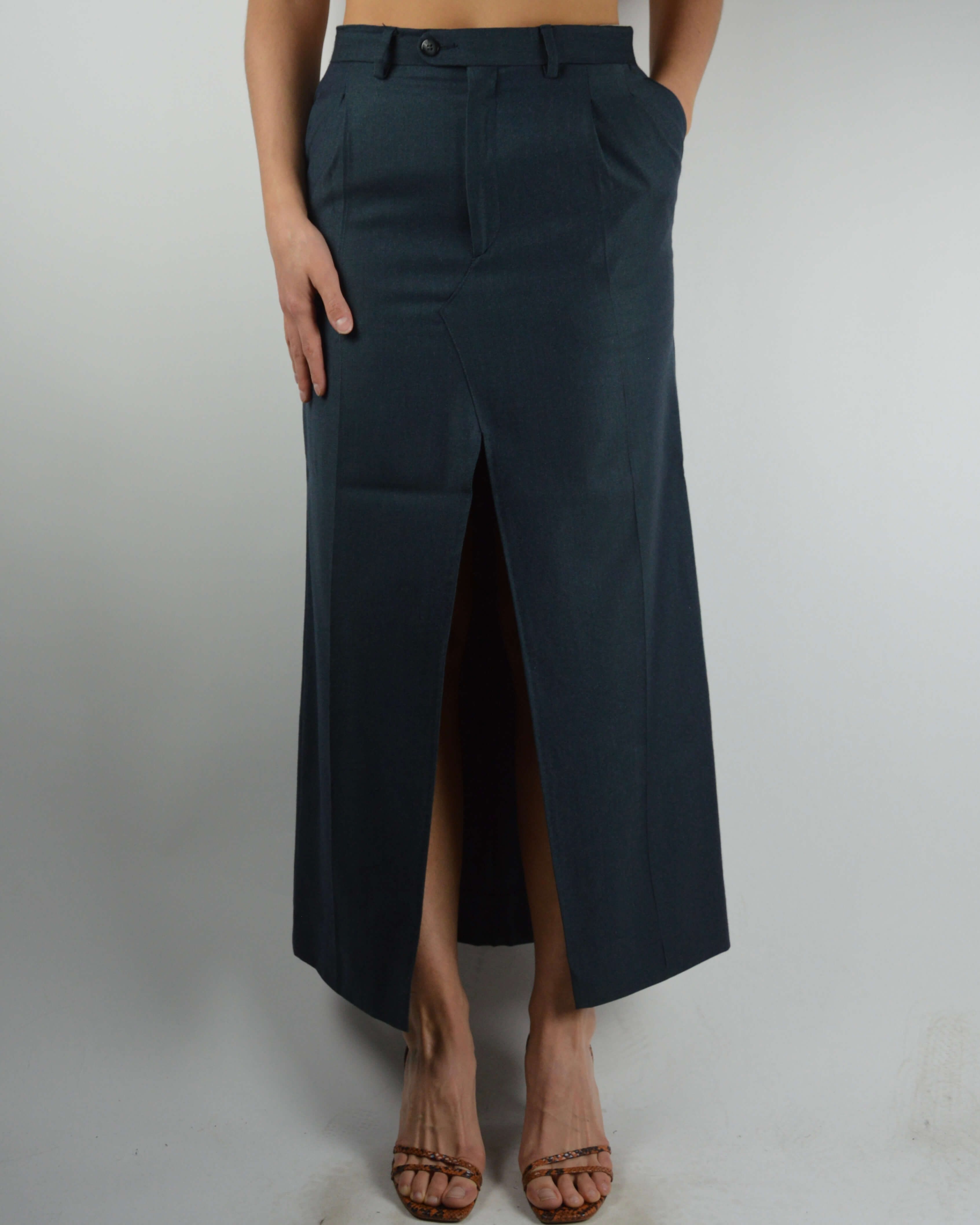 Falda larga - Azul agua de mar (XS/S)