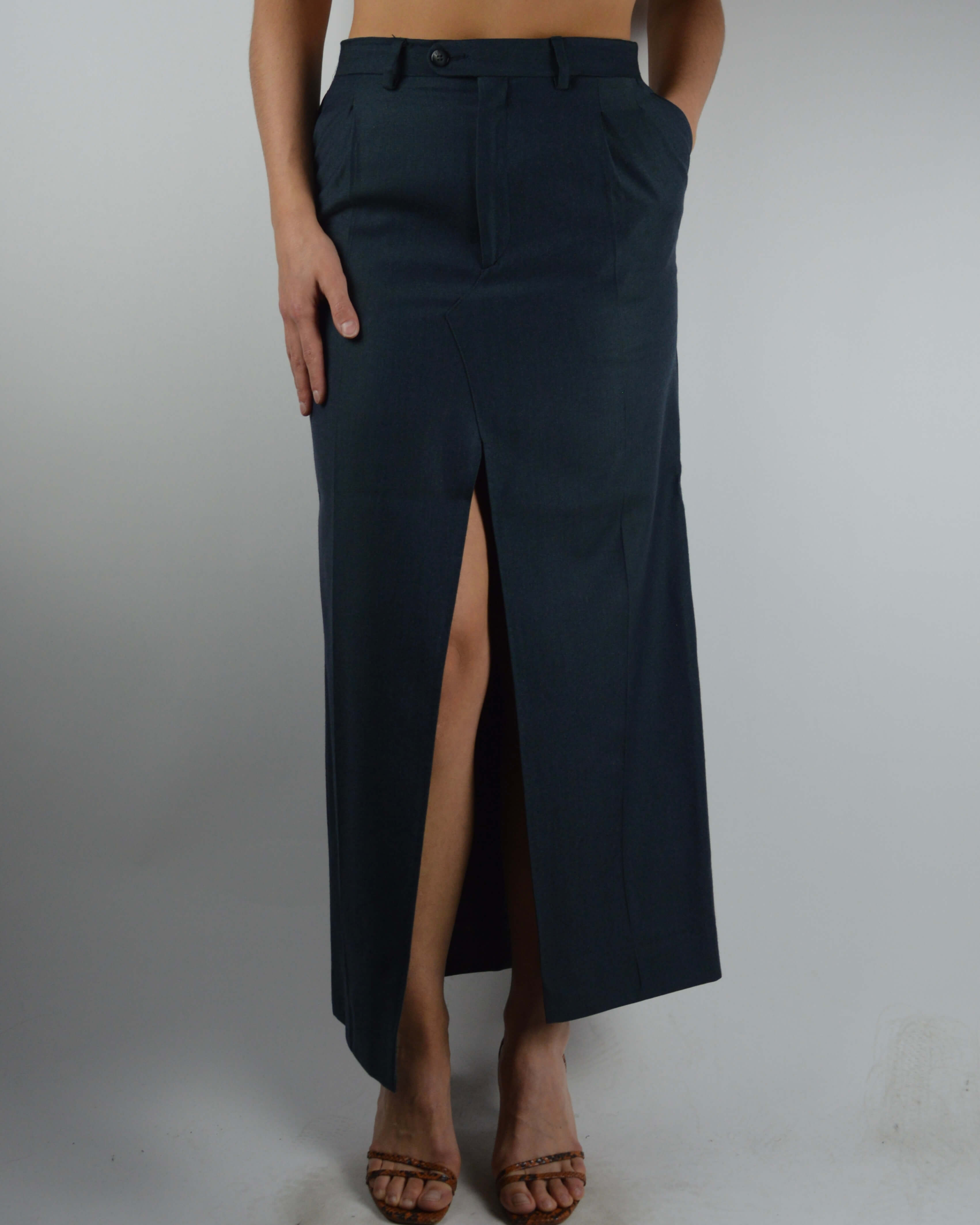 Falda larga - Azul agua de mar (XS/S)