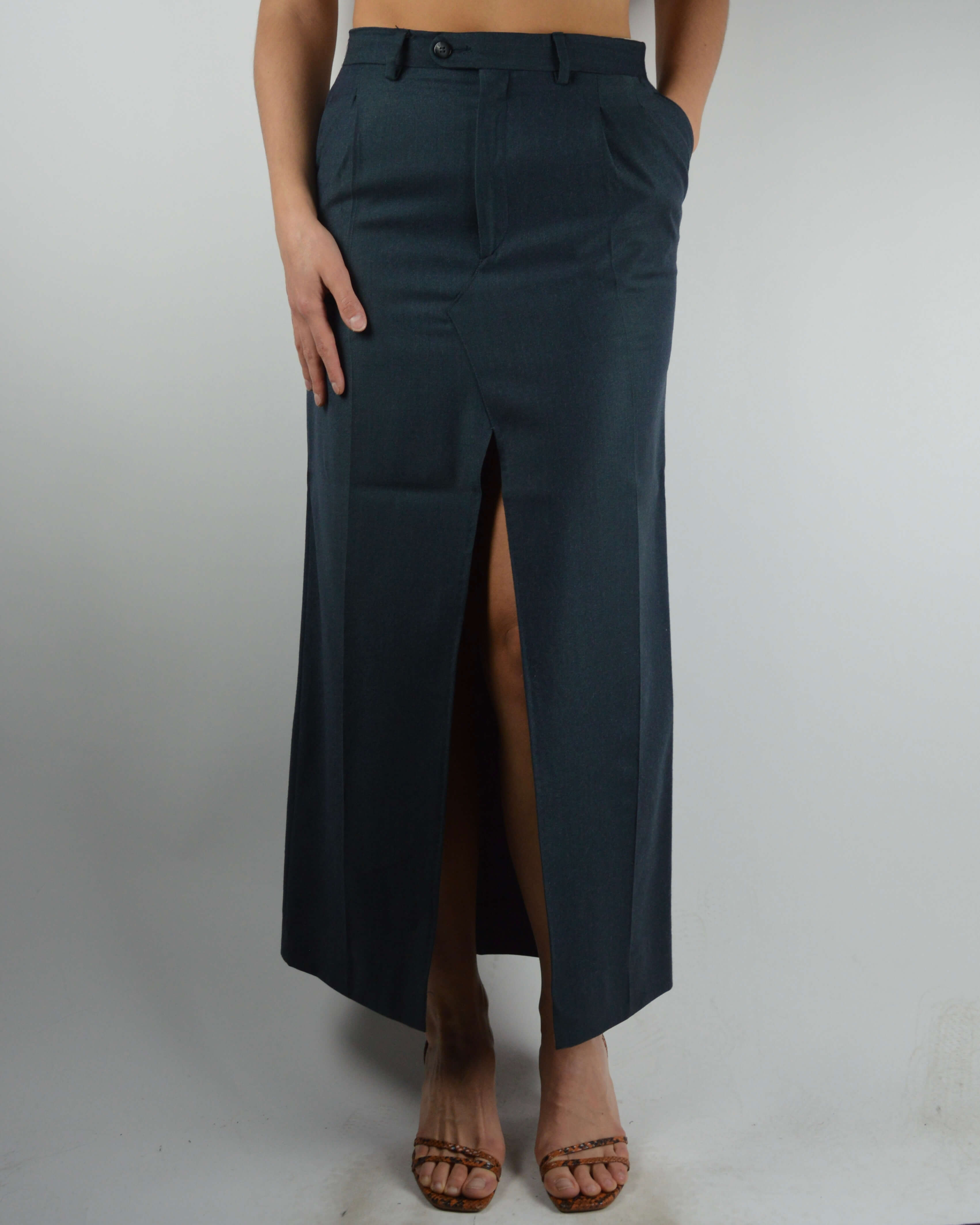 Falda larga - Azul agua de mar (XS/S)