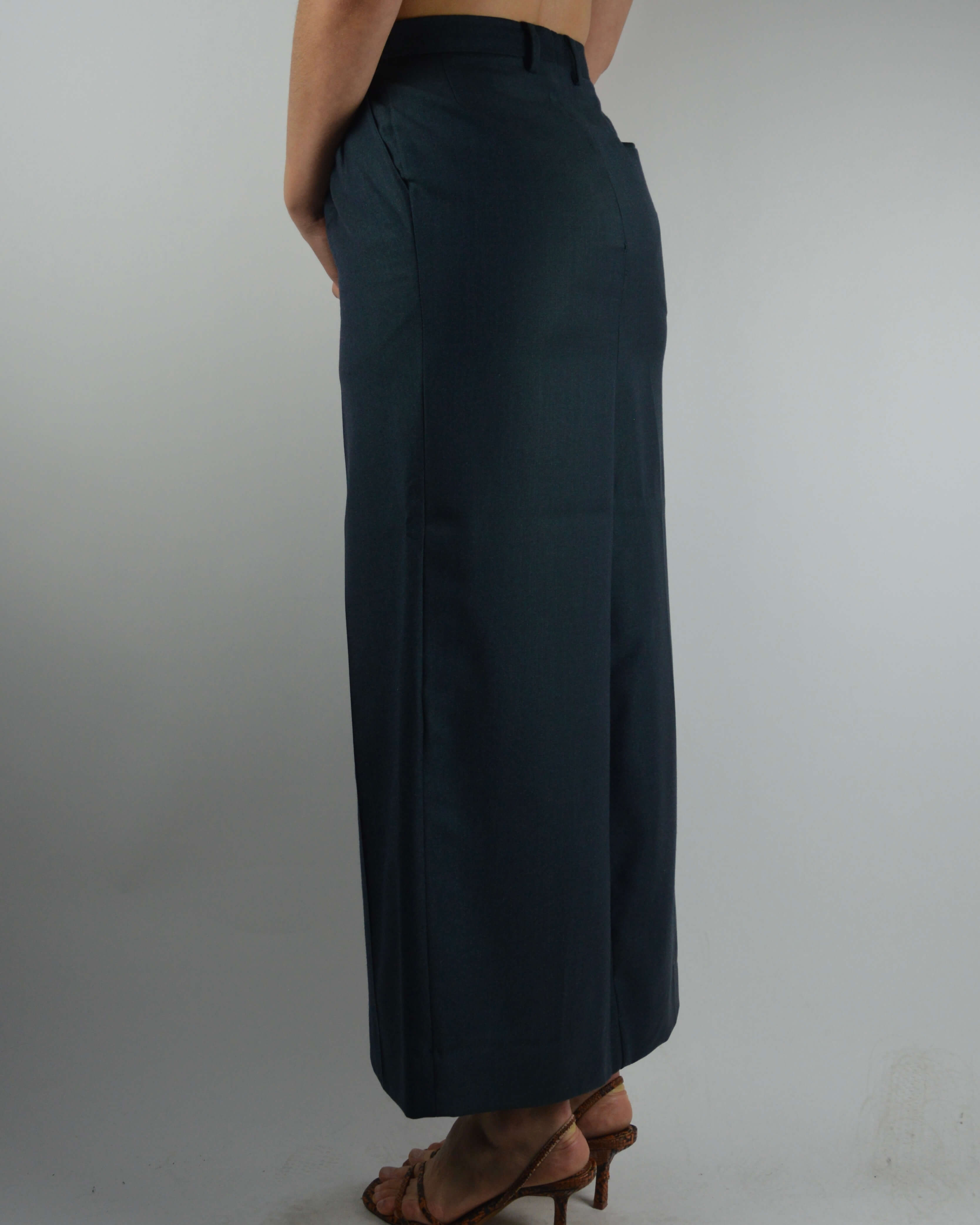 Falda larga - Azul agua de mar (XS/S)