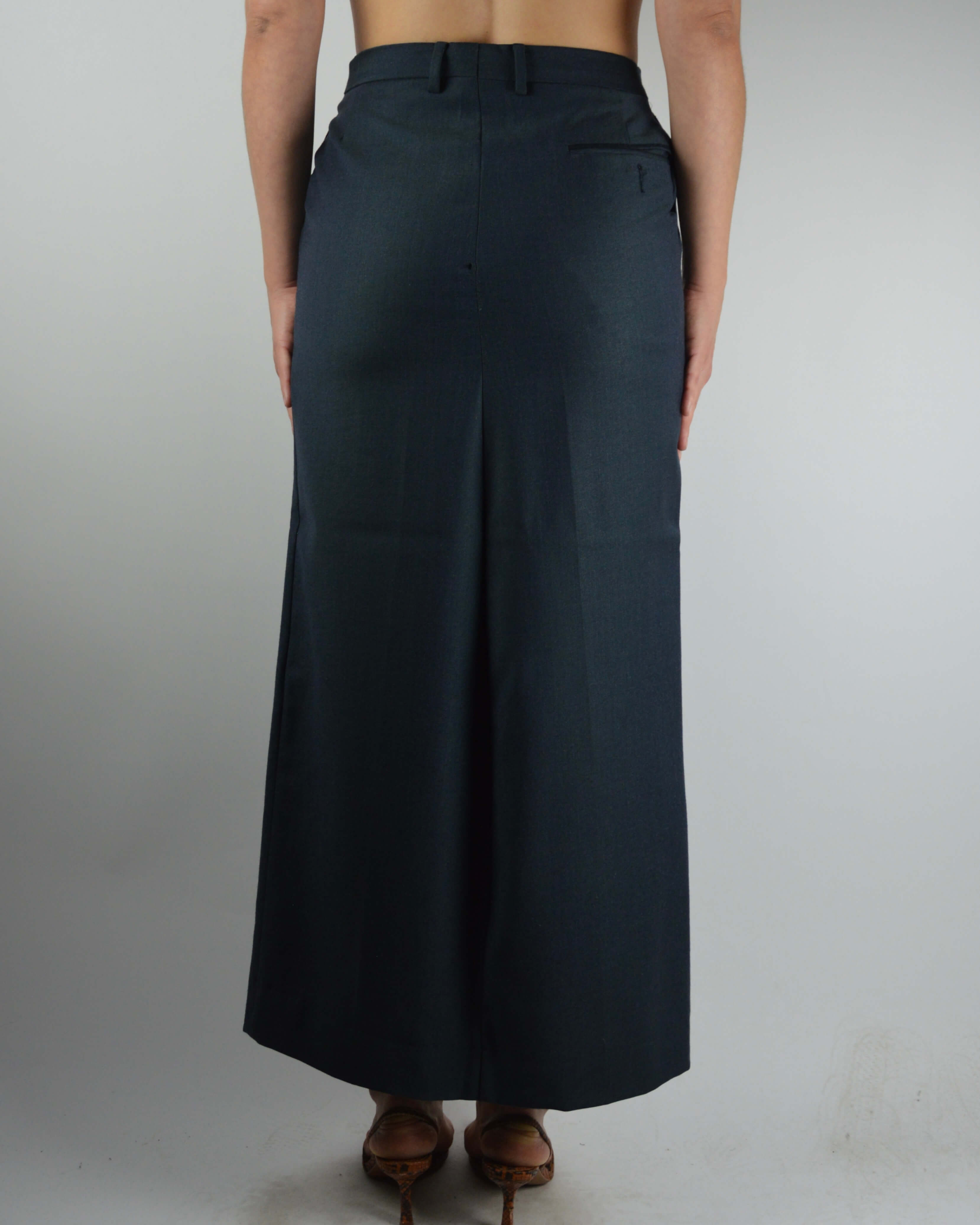 Falda larga - Azul agua de mar (XS/S)