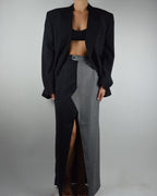 DUO Long Skirt - Grey on Top (L)