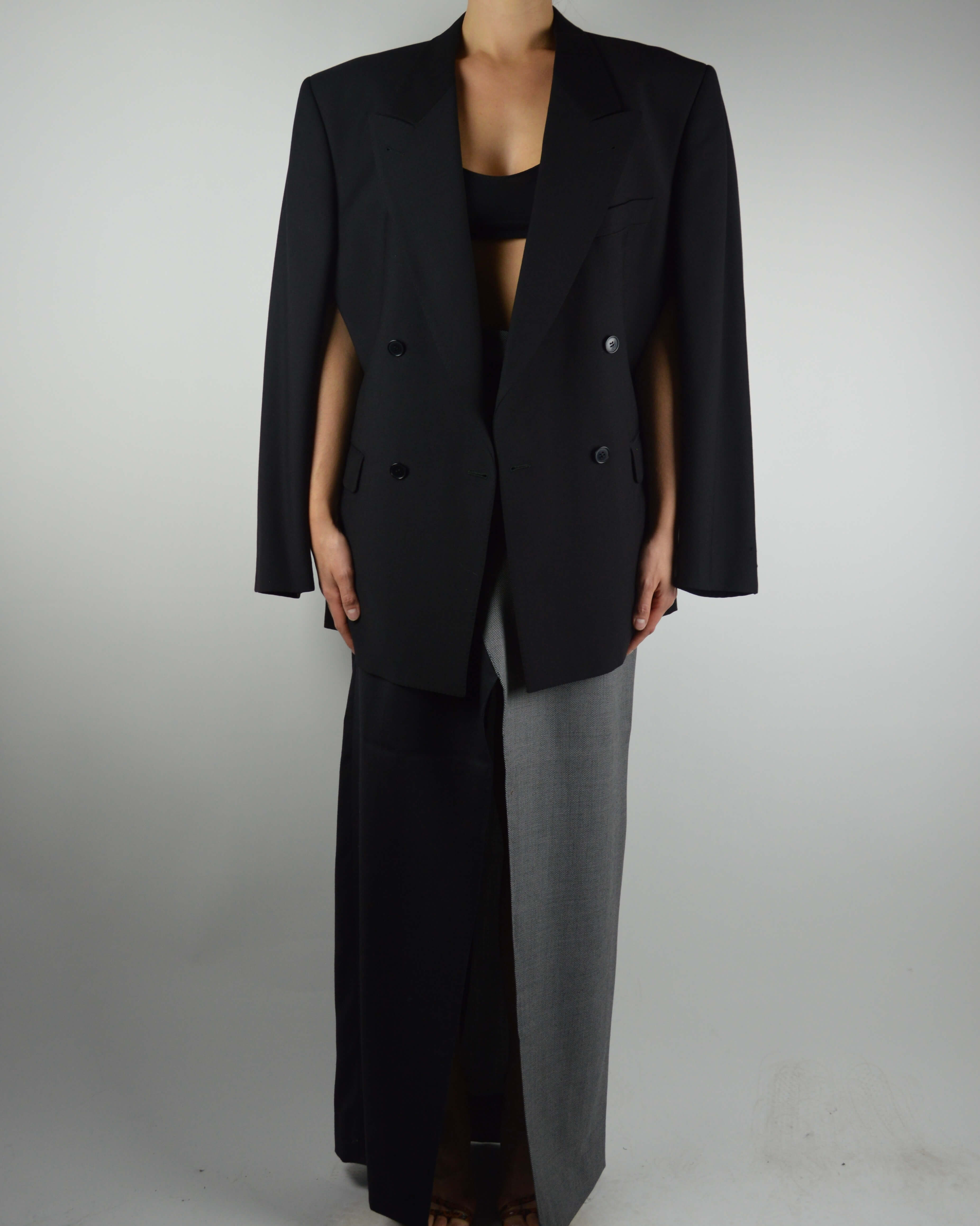 Jupe longue DUO - Gris sur le haut (L)