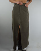 Long Skirt - Textured Brown (S/M)