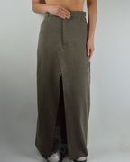 Long Skirt - Textured Brown (S/M)