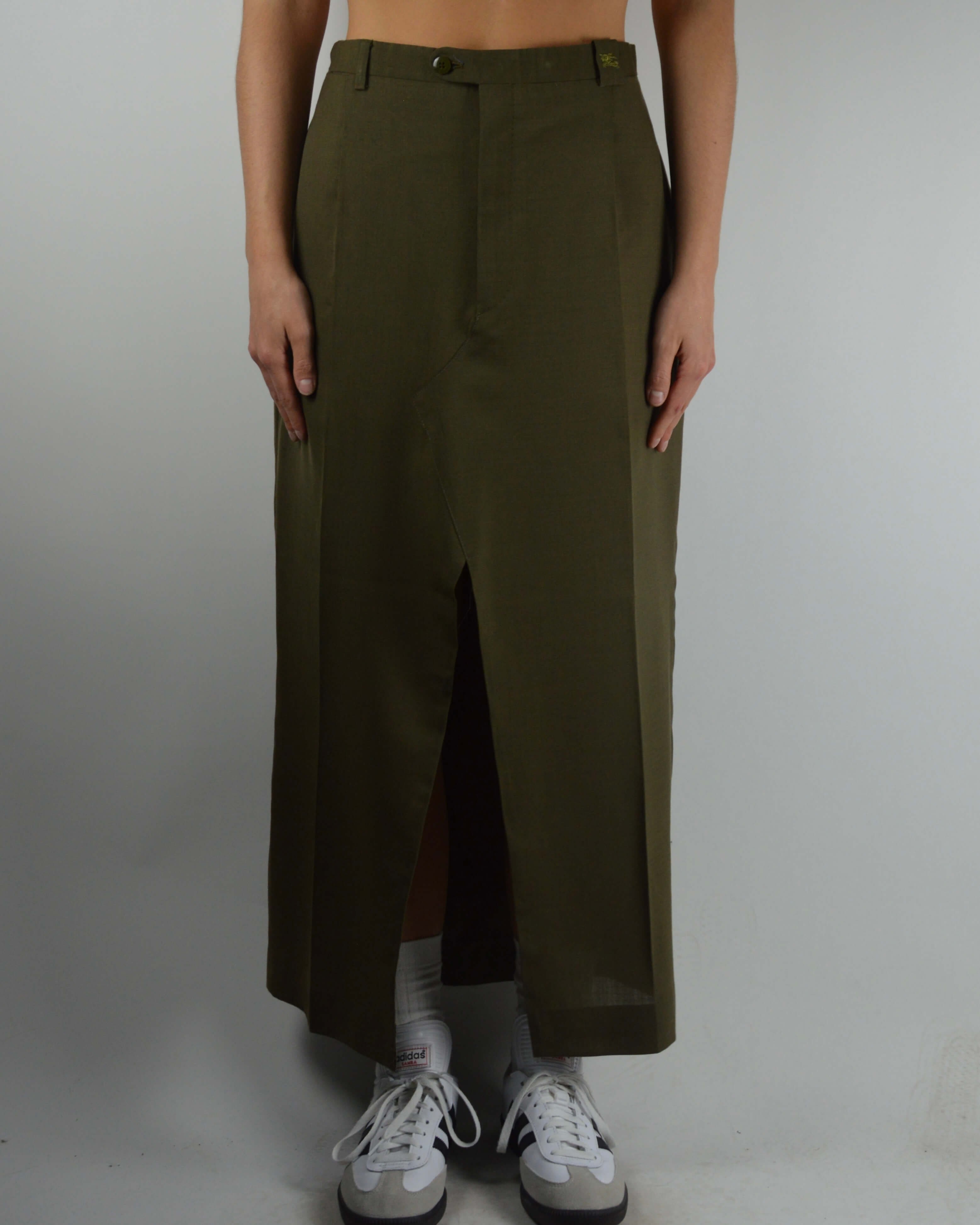 Long Skirt - Burberry Dark Green (S/M)