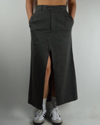 Long Skirt - Dark Grey Texture (XS/S)