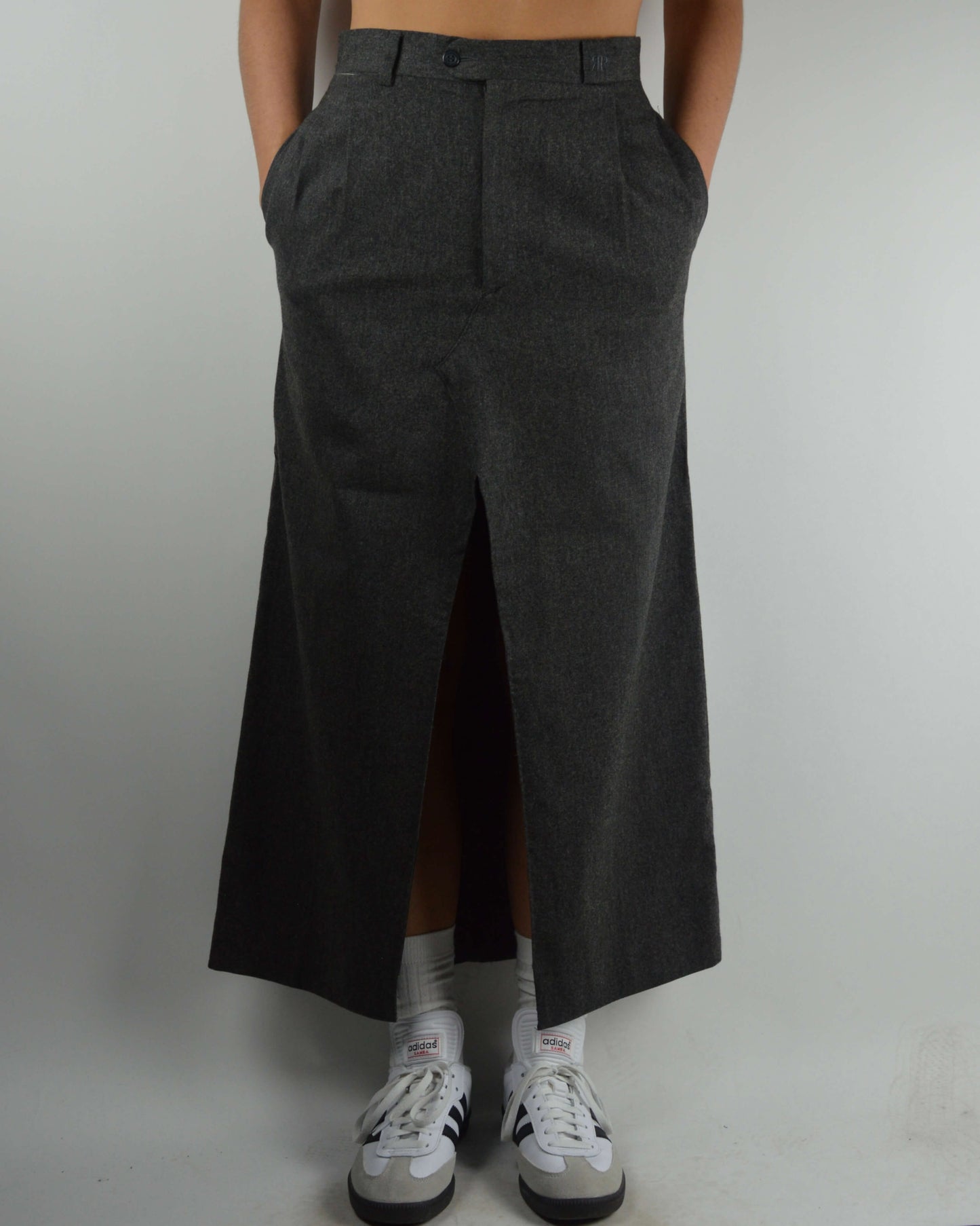 Long Skirt - Dark Grey Texture (XS/S)
