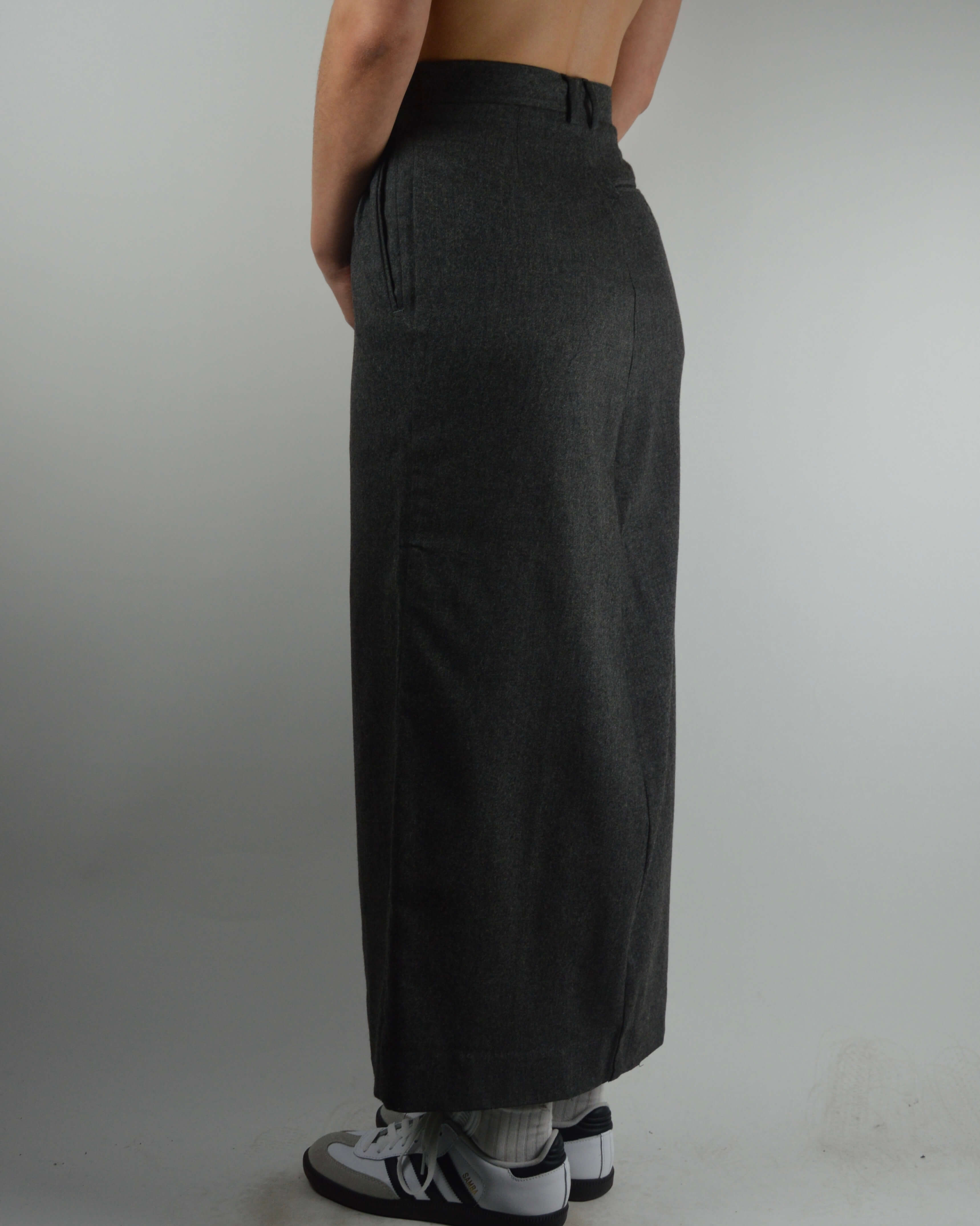 Jupe longue - Gris foncé texturé (XS/S)