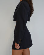 Blaset - dark navy golden buttons
