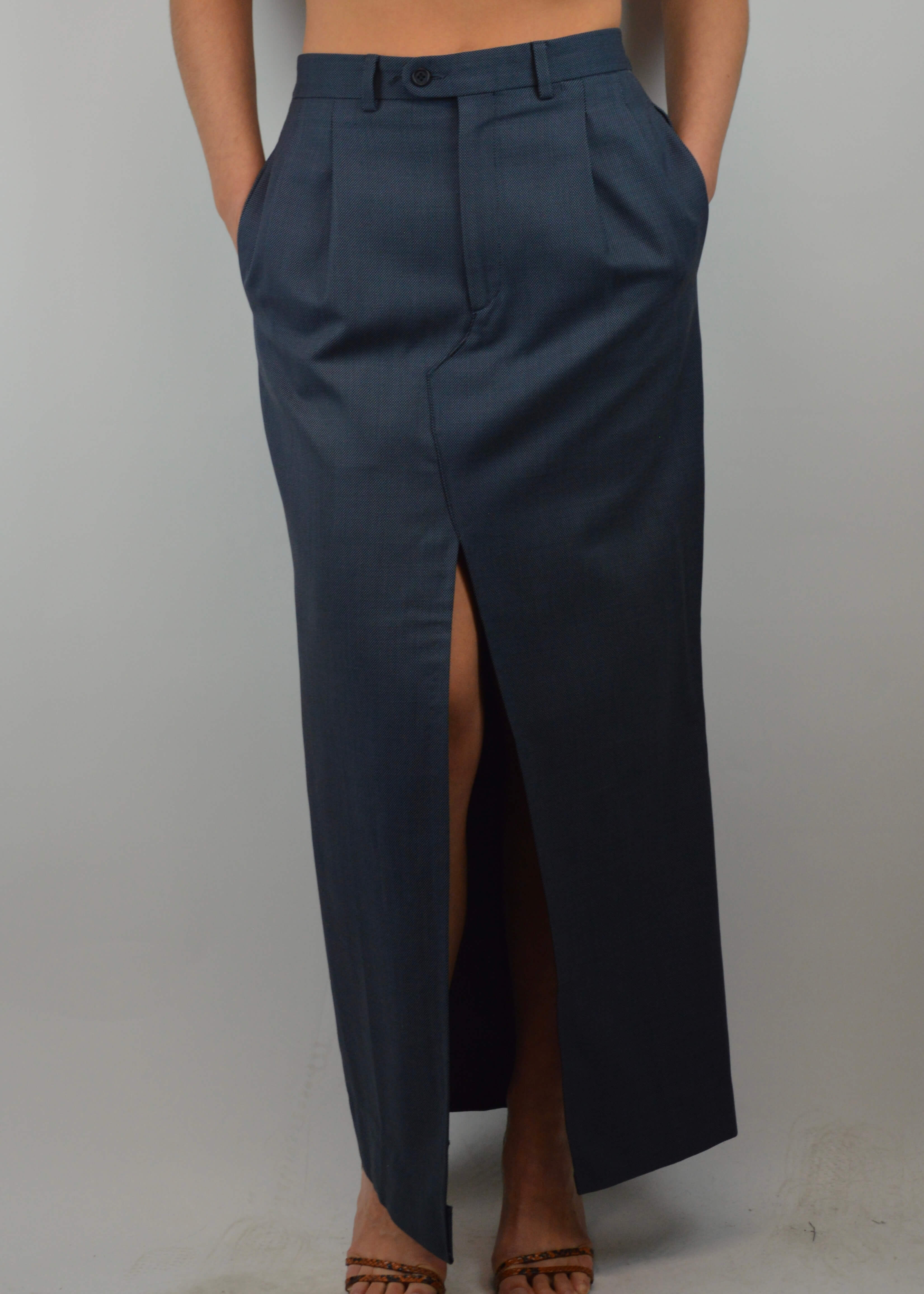 Skirt Suit - Double Breasted Blue (S/M)