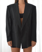 Jacket - double breasted grey