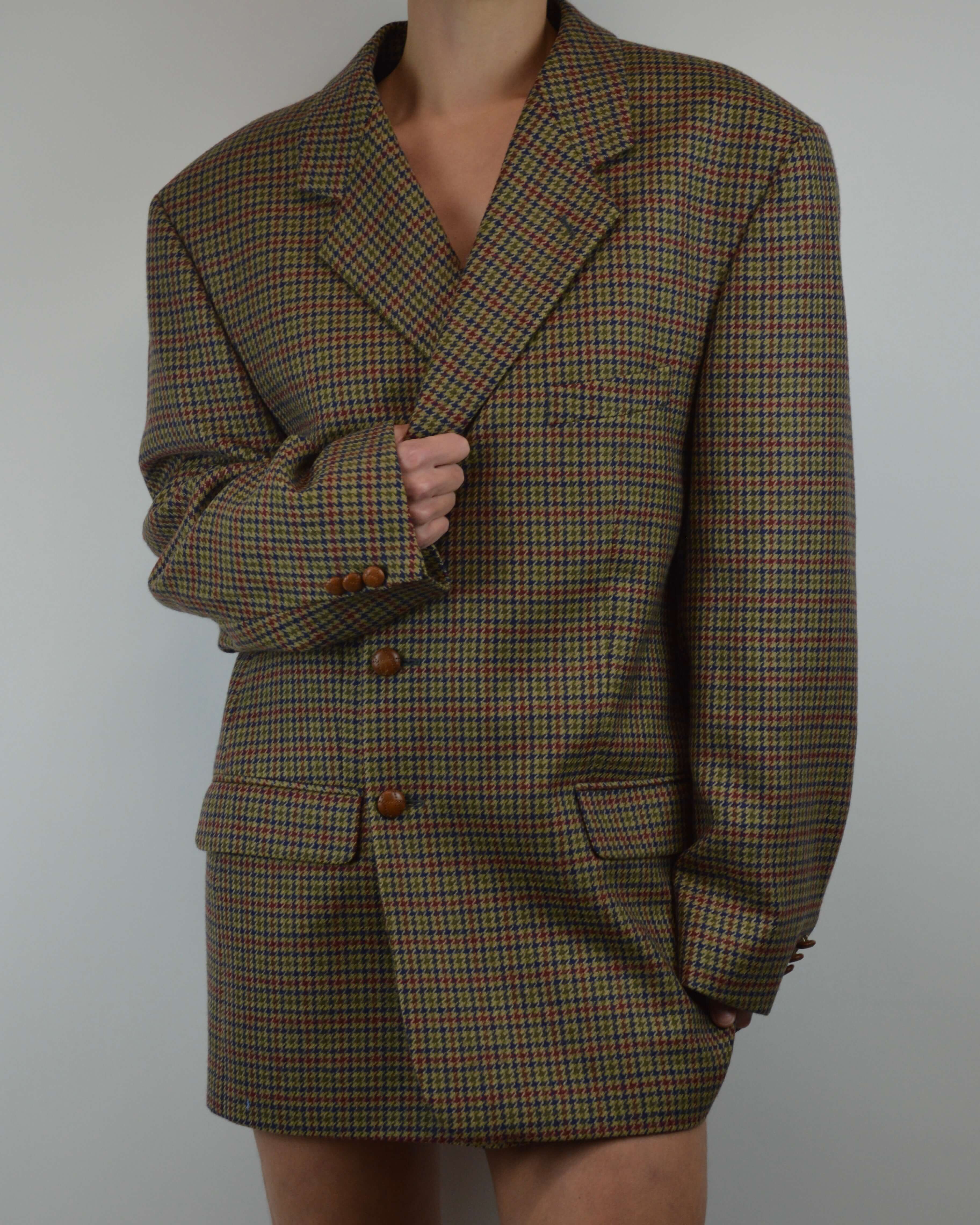 Mini Blazer Dress - Tweed Perfection (M/L)