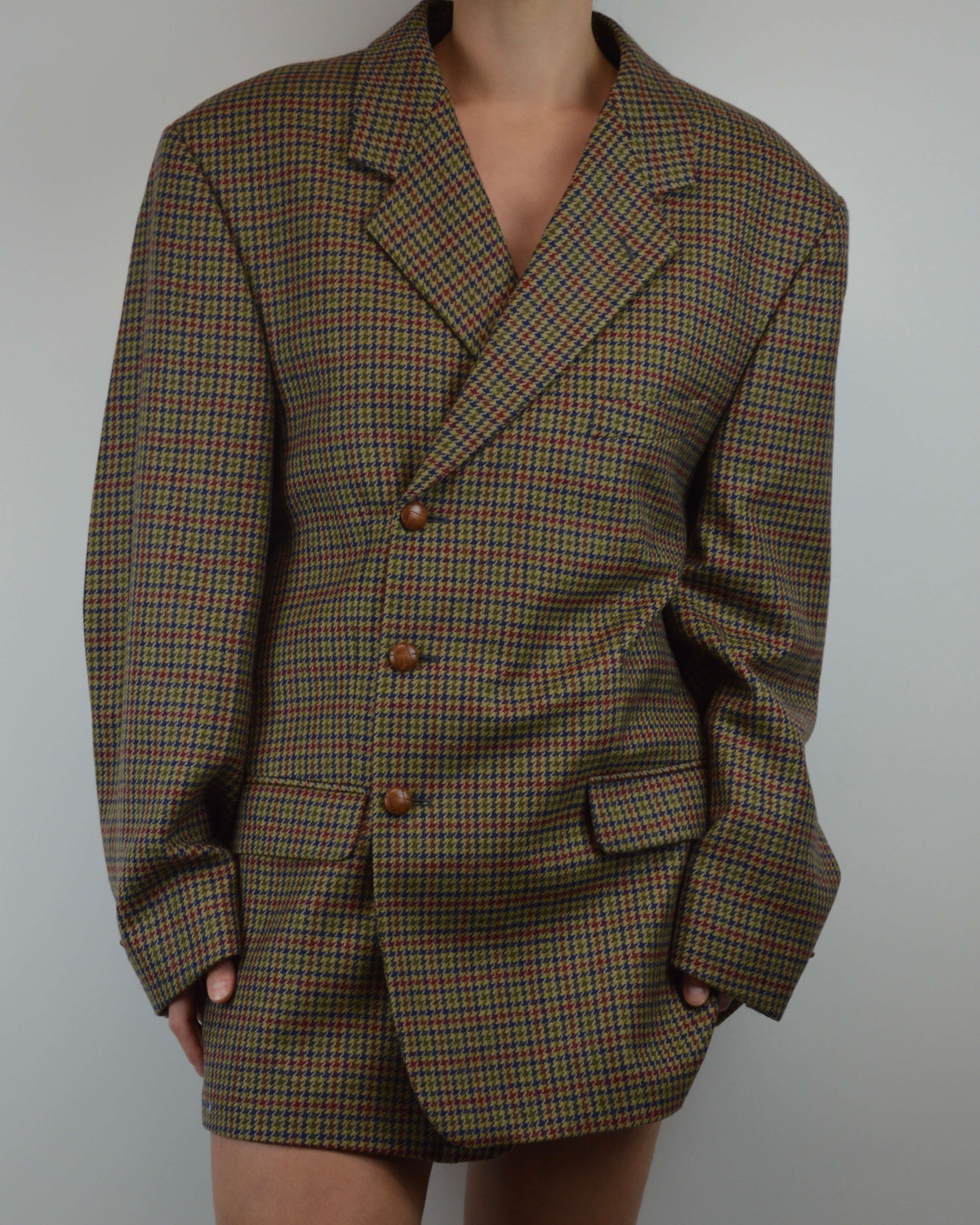 Mini Blazer Dress - Tweed Perfection (M/L)