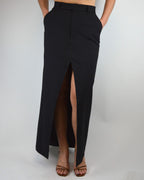 Long Skirt - Black White Lines (XS/S)