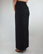 Long Skirt - Black White Lines (XS/S)