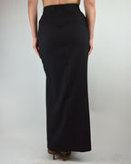 Long Skirt - Black White Lines (XS/S)
