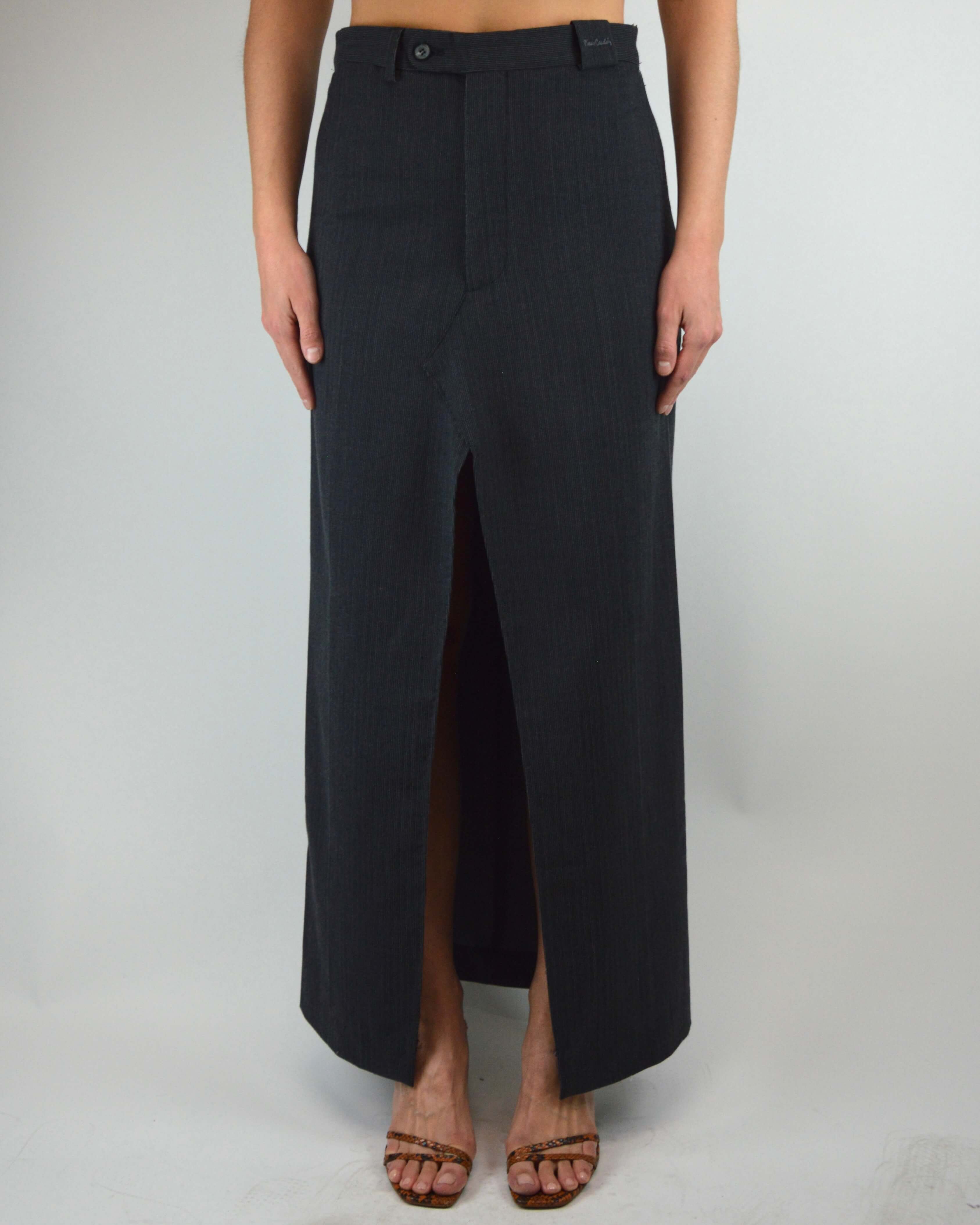 Falda larga - Pierre Cardin Gris (M)