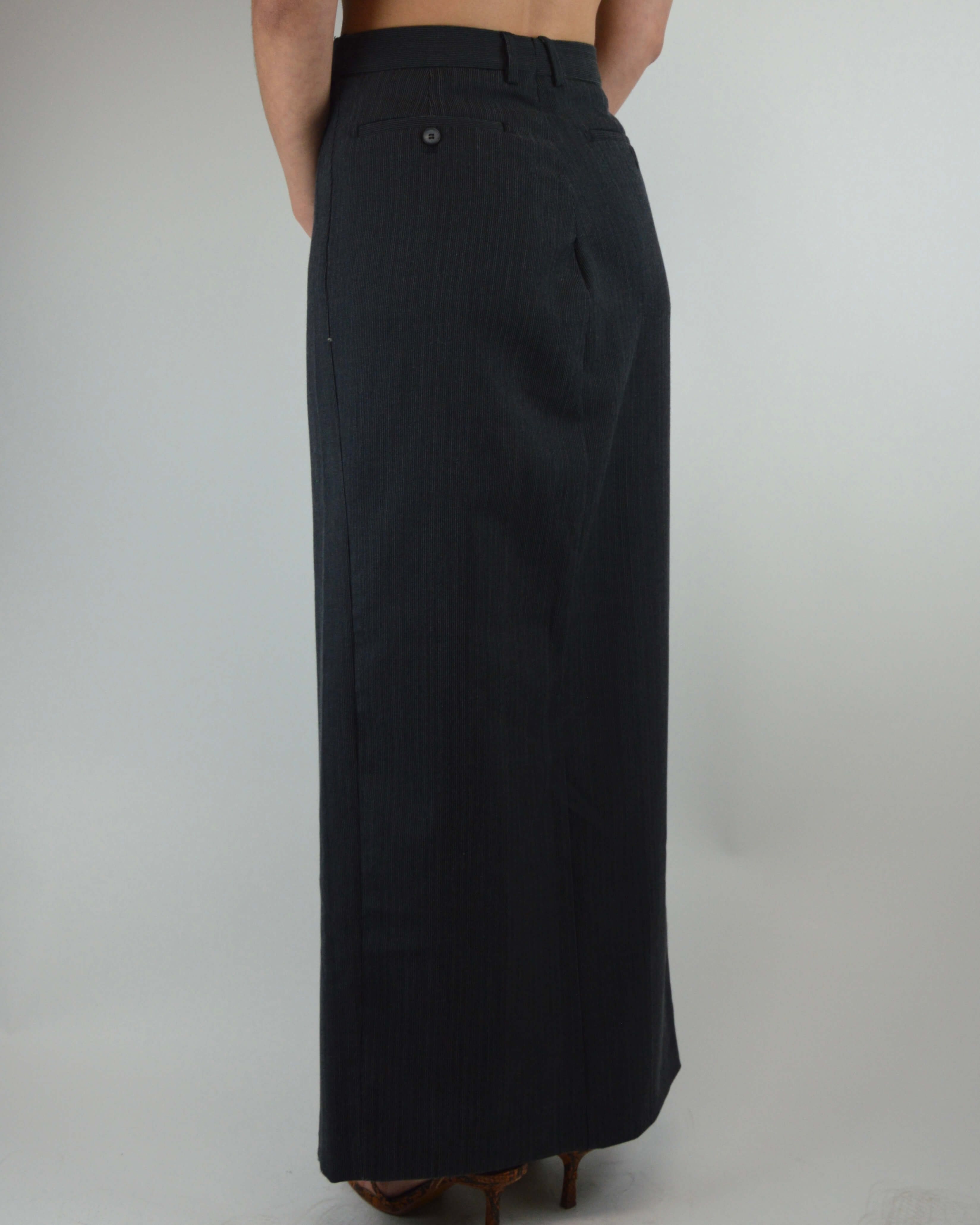 Falda larga - Pierre Cardin Gris (M)