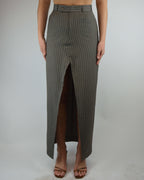 Long Skirt - Beige Light Lines (XS/S)