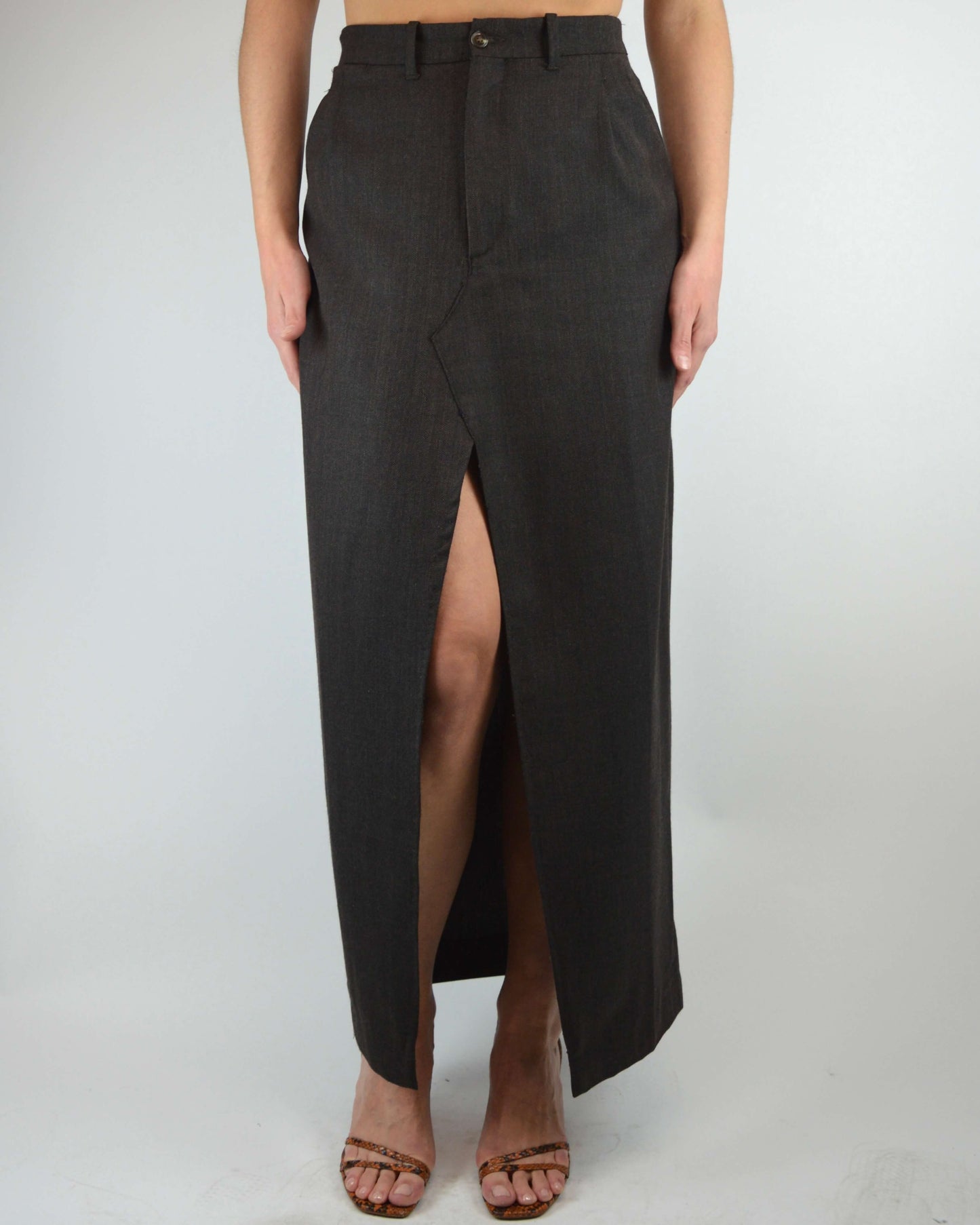 Long Skirt - Dark Brown (XS/S)