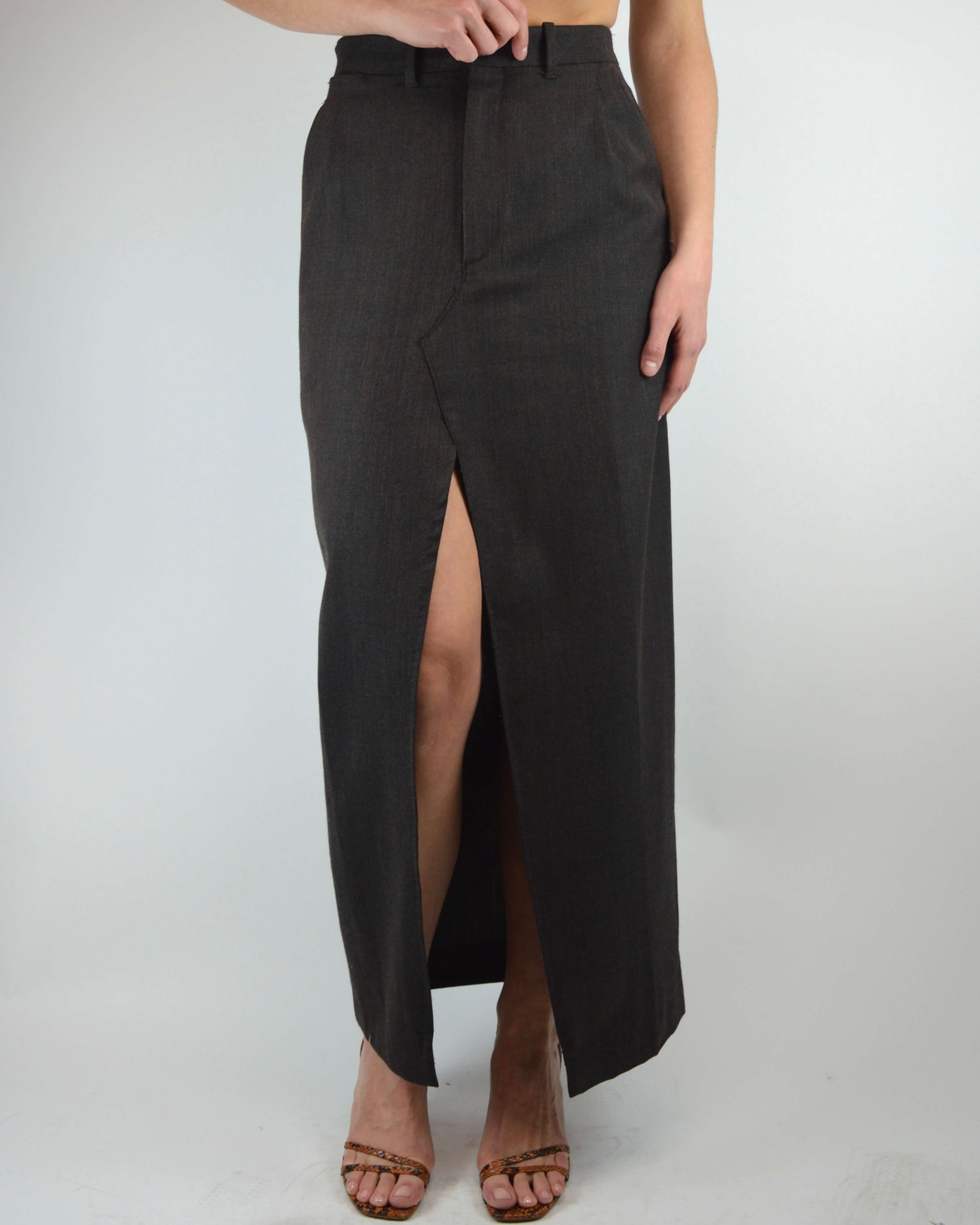 Long Skirt - Dark Brown (XS/S)