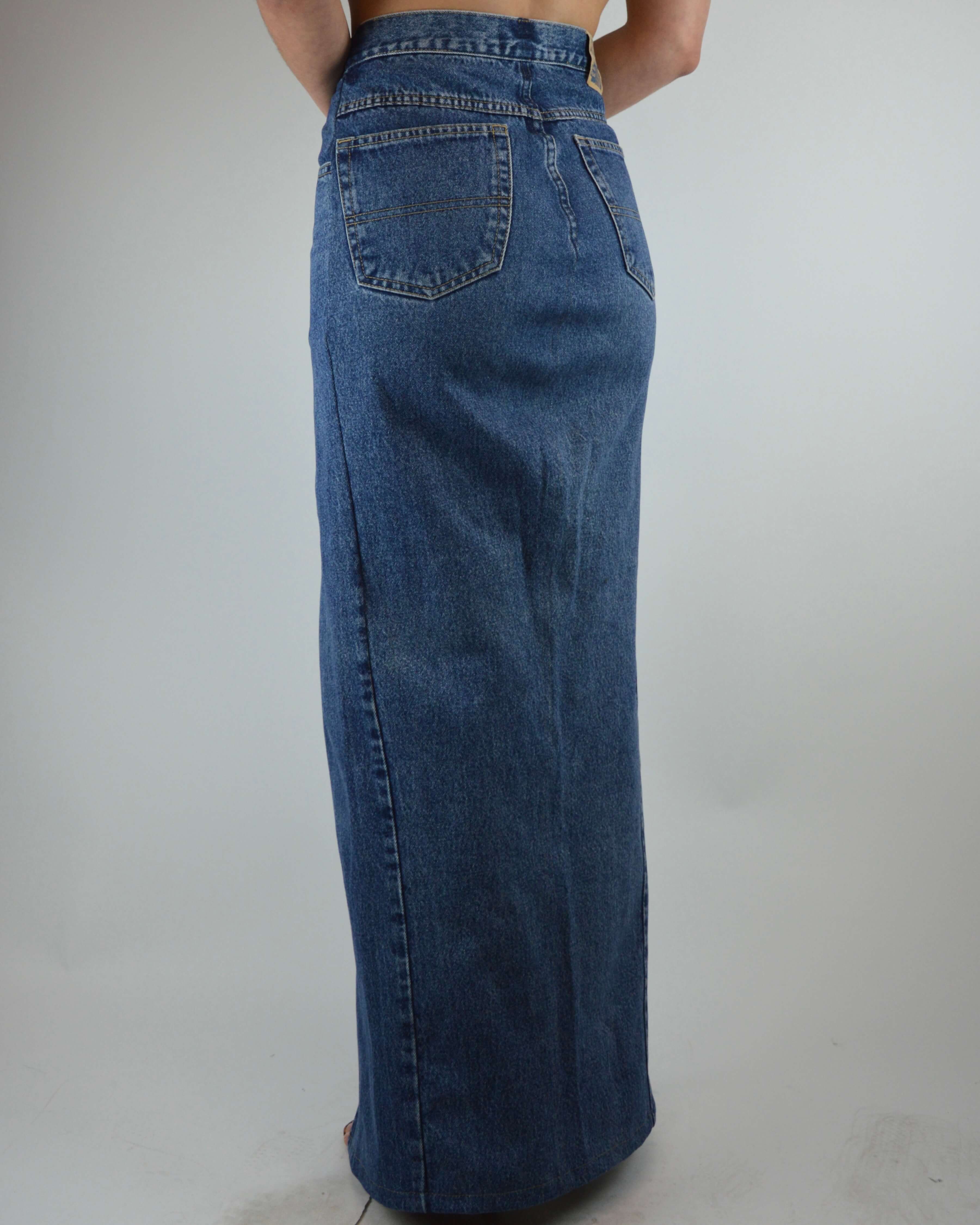 Long Skirt - Vintage Wash Denim (S/M)