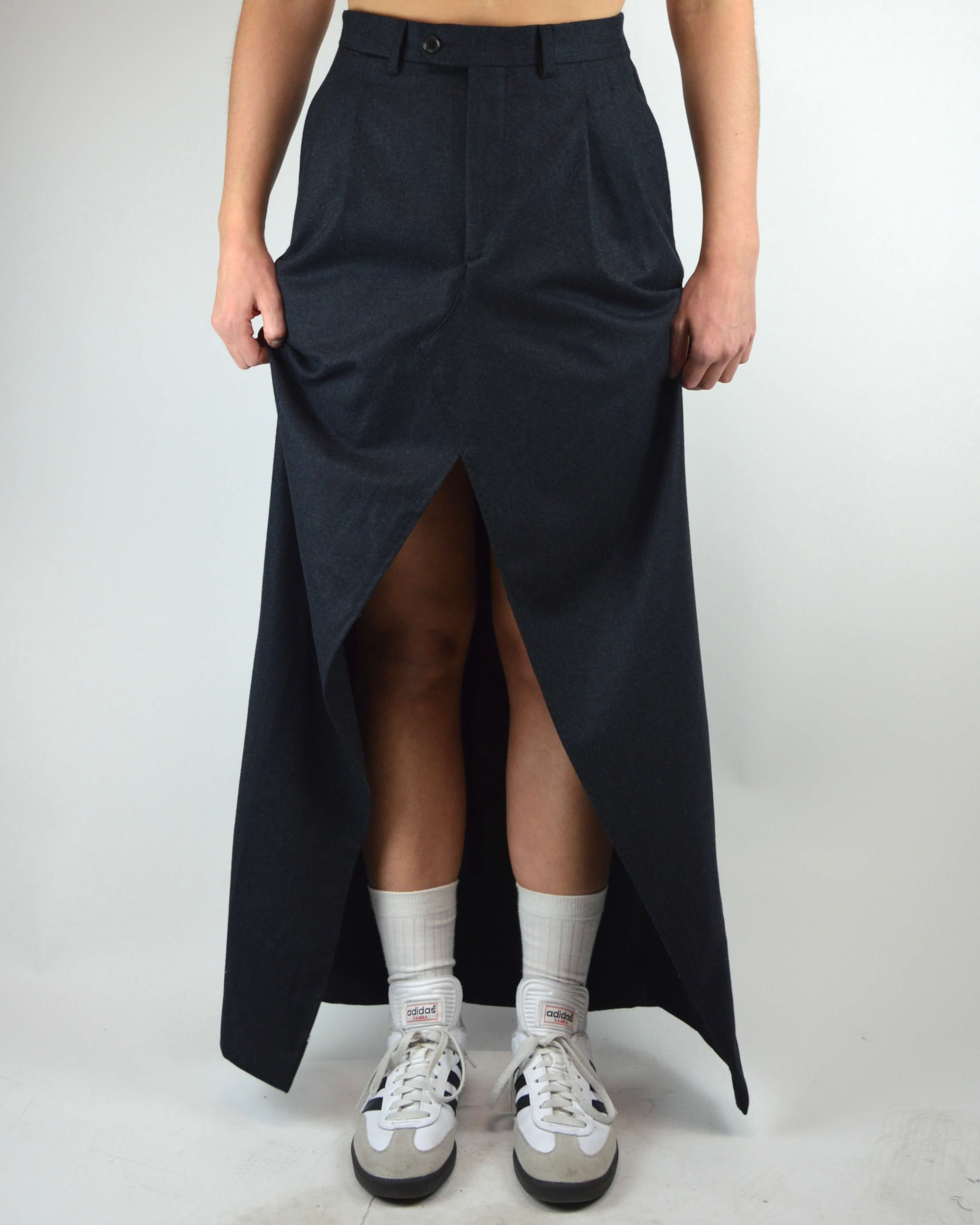 Long Skirt - Soft Grey Tall (S/M)